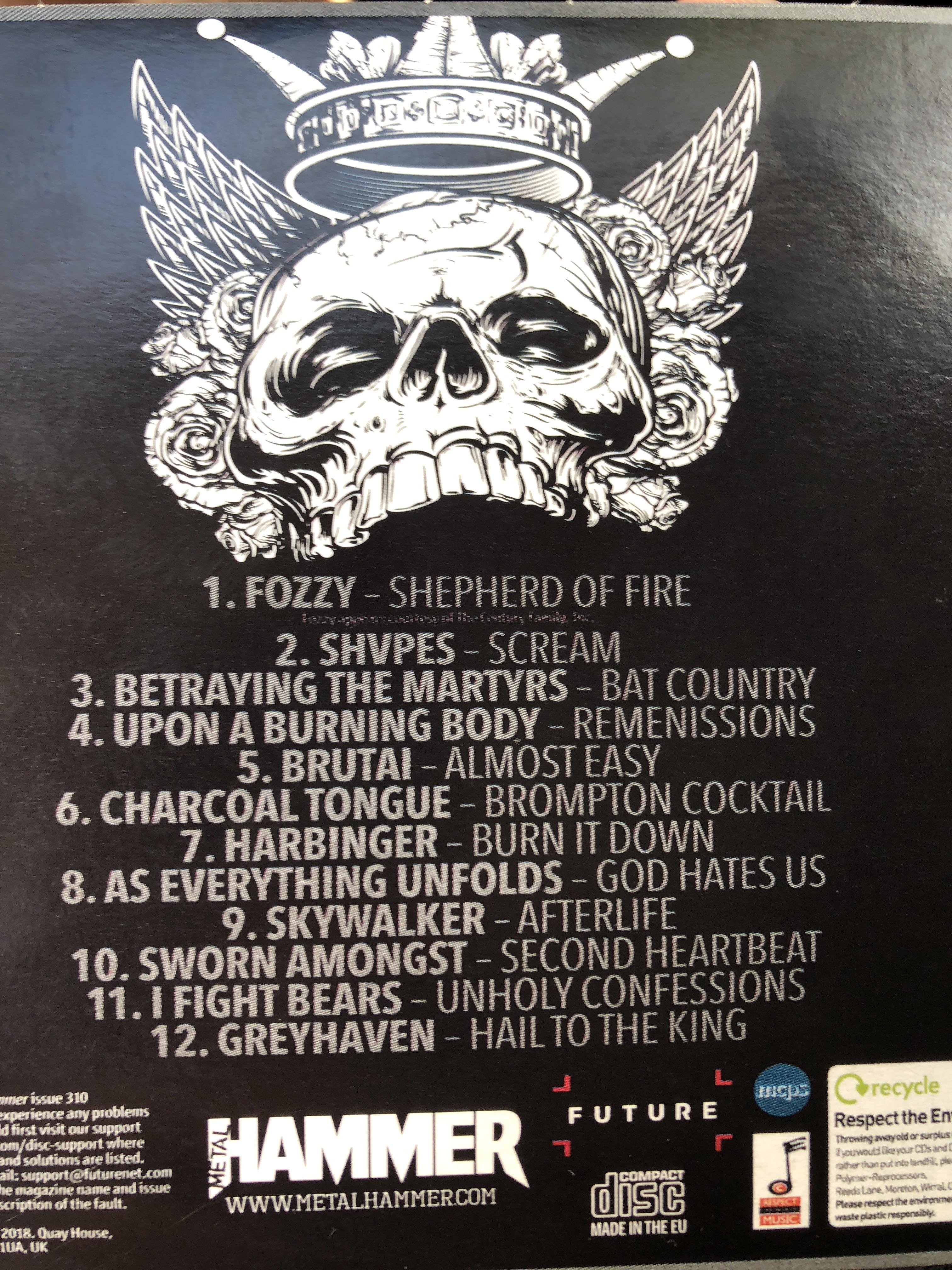 Metal Hammer A7X Fan Pack. Here is the list of songs and bands on the Hail To The Kings tribute