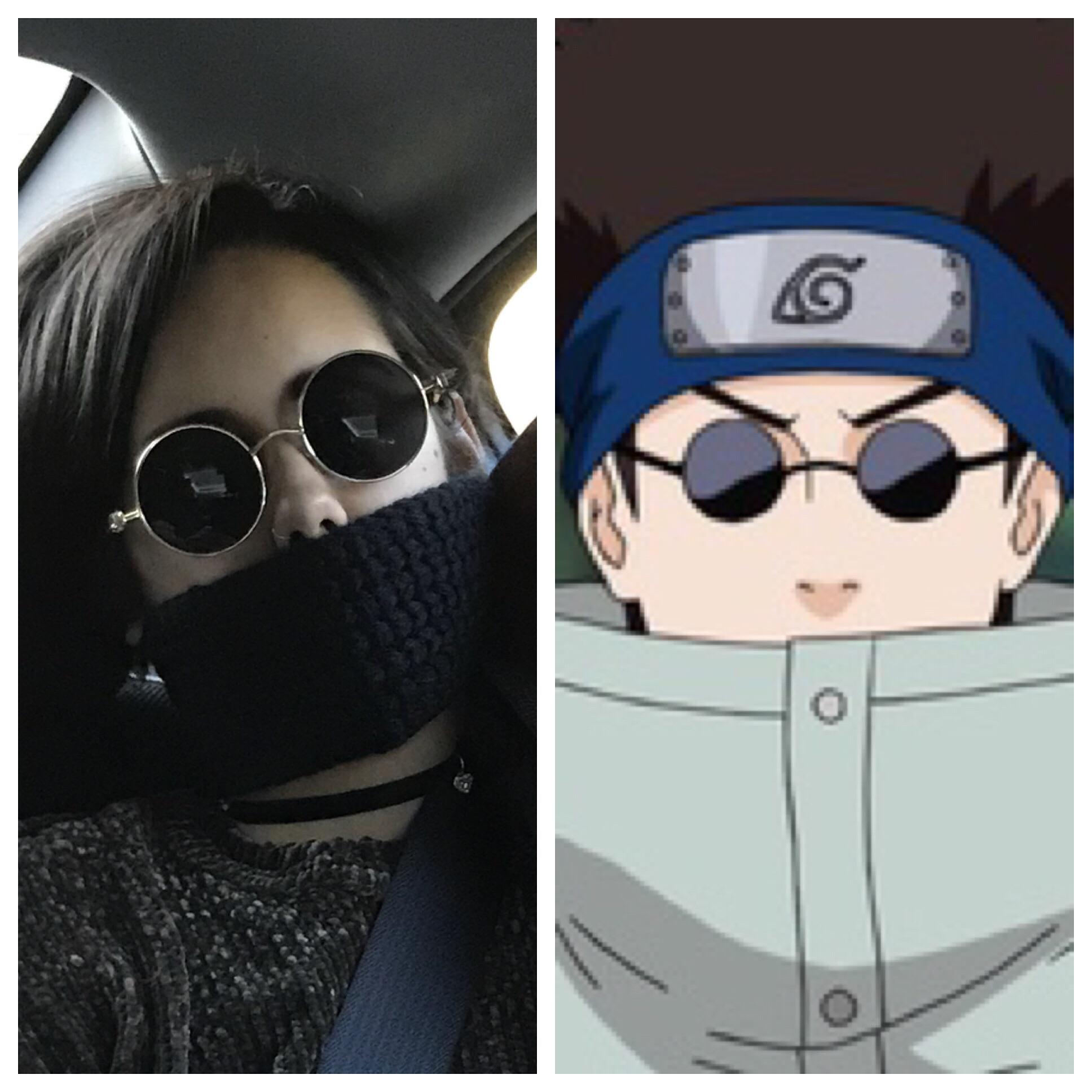 Mid road trip and my friend turns into Shino in her sleep