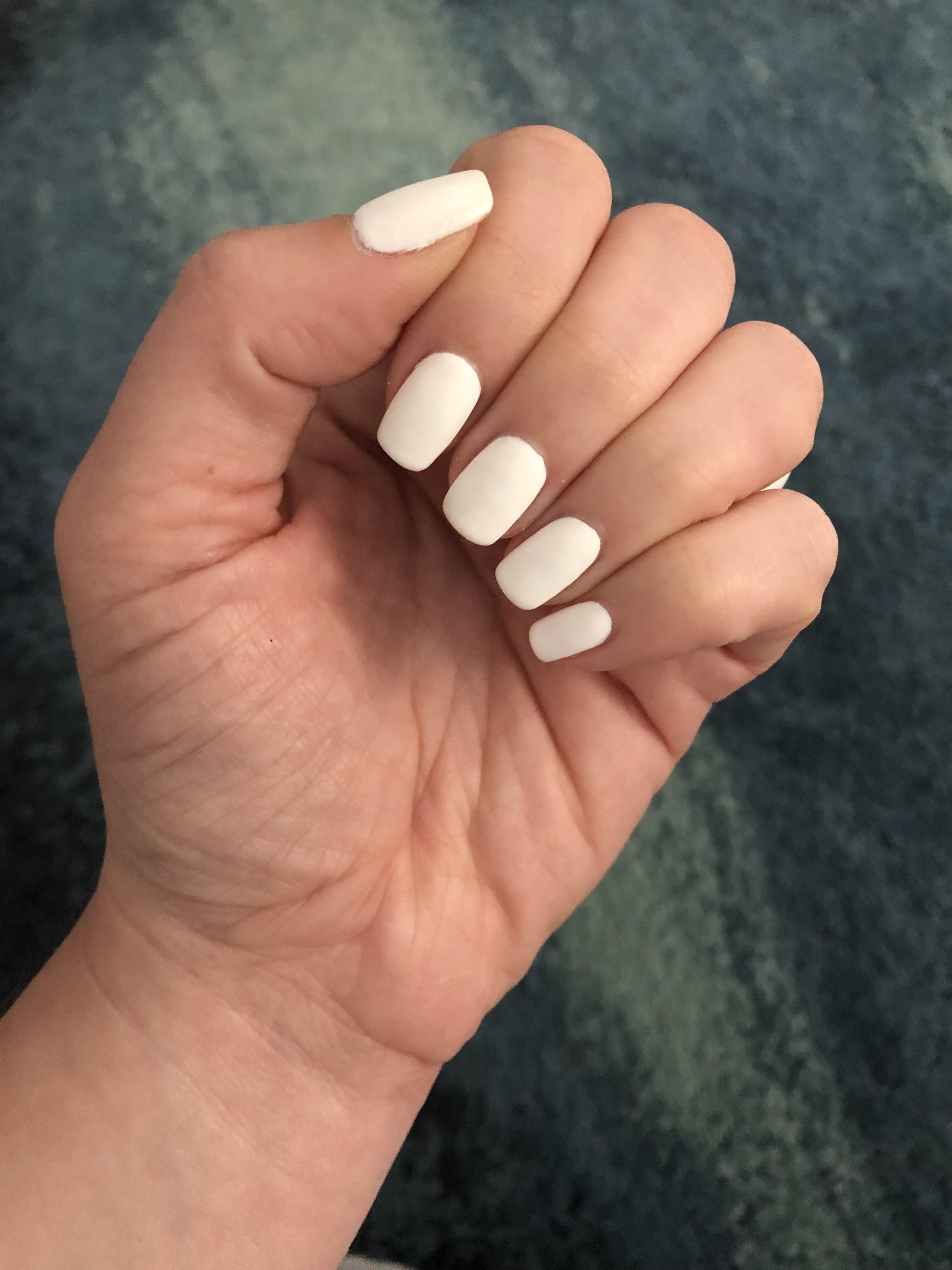 Obsessed with this matte white look. What is your favorite matte color
