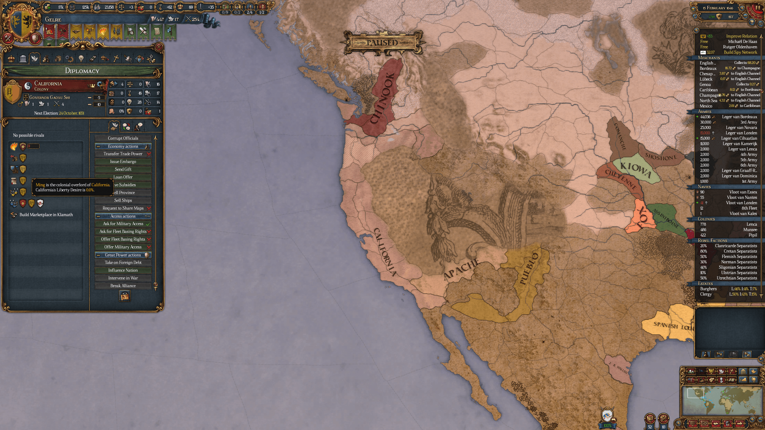 In 1300 hours of EU4, I've never seen Ming form a colonial nation. r/eu4