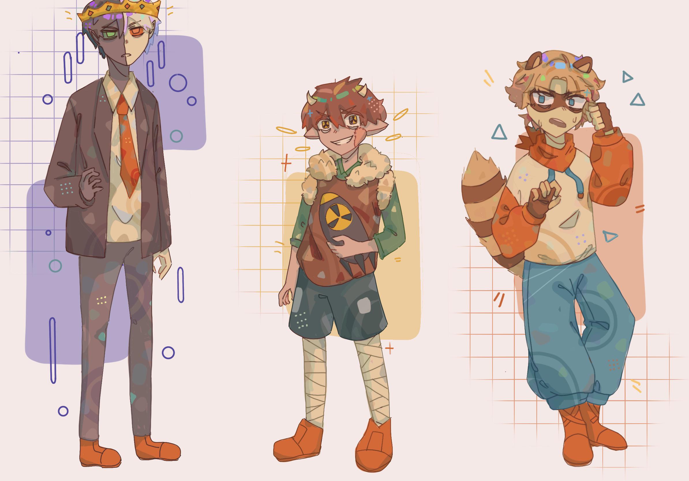 Bench trio fanart I finished 3 minutes ago r/dreamsmp