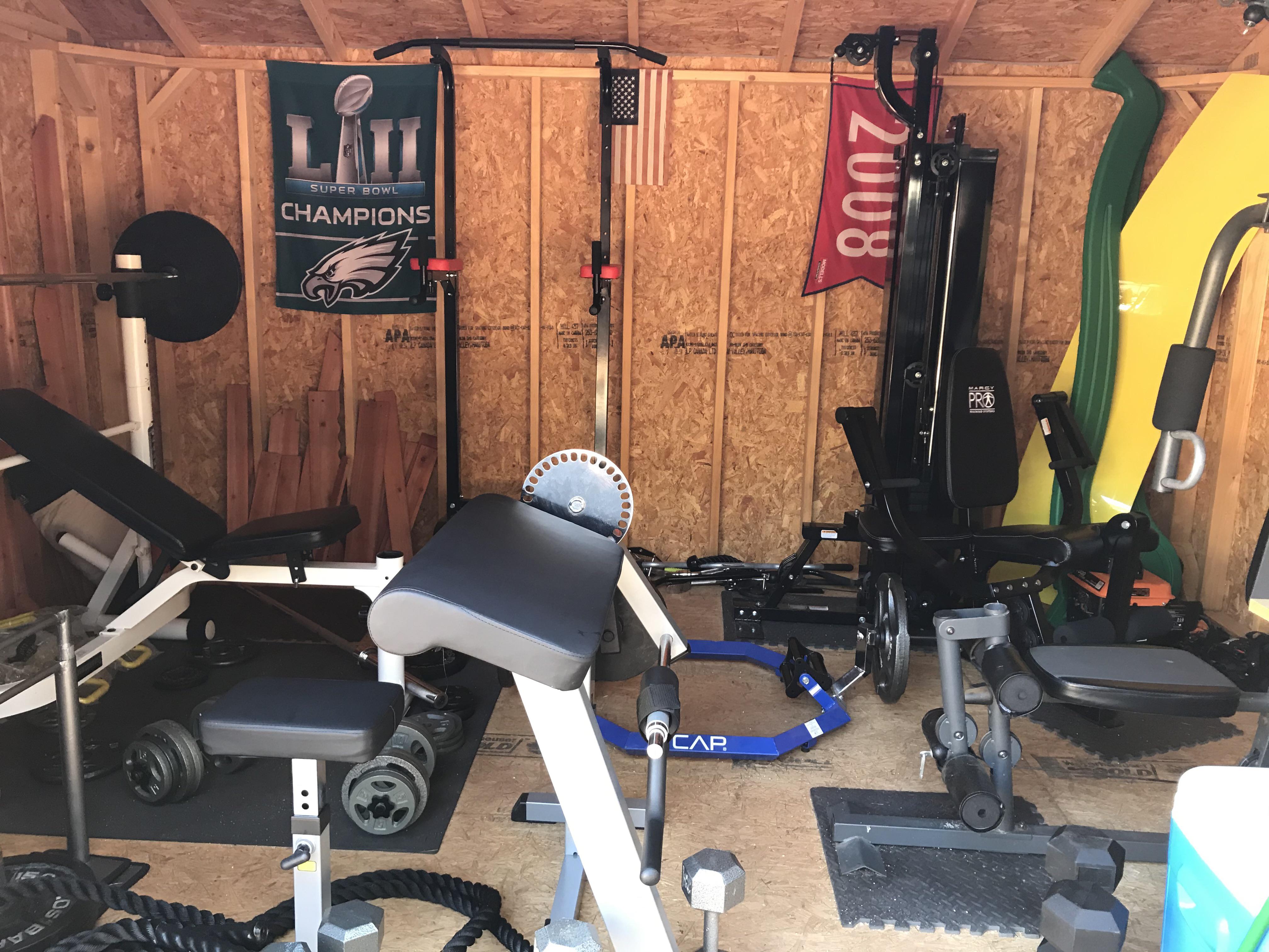 12 x 16 Shed / Gym r/homegym