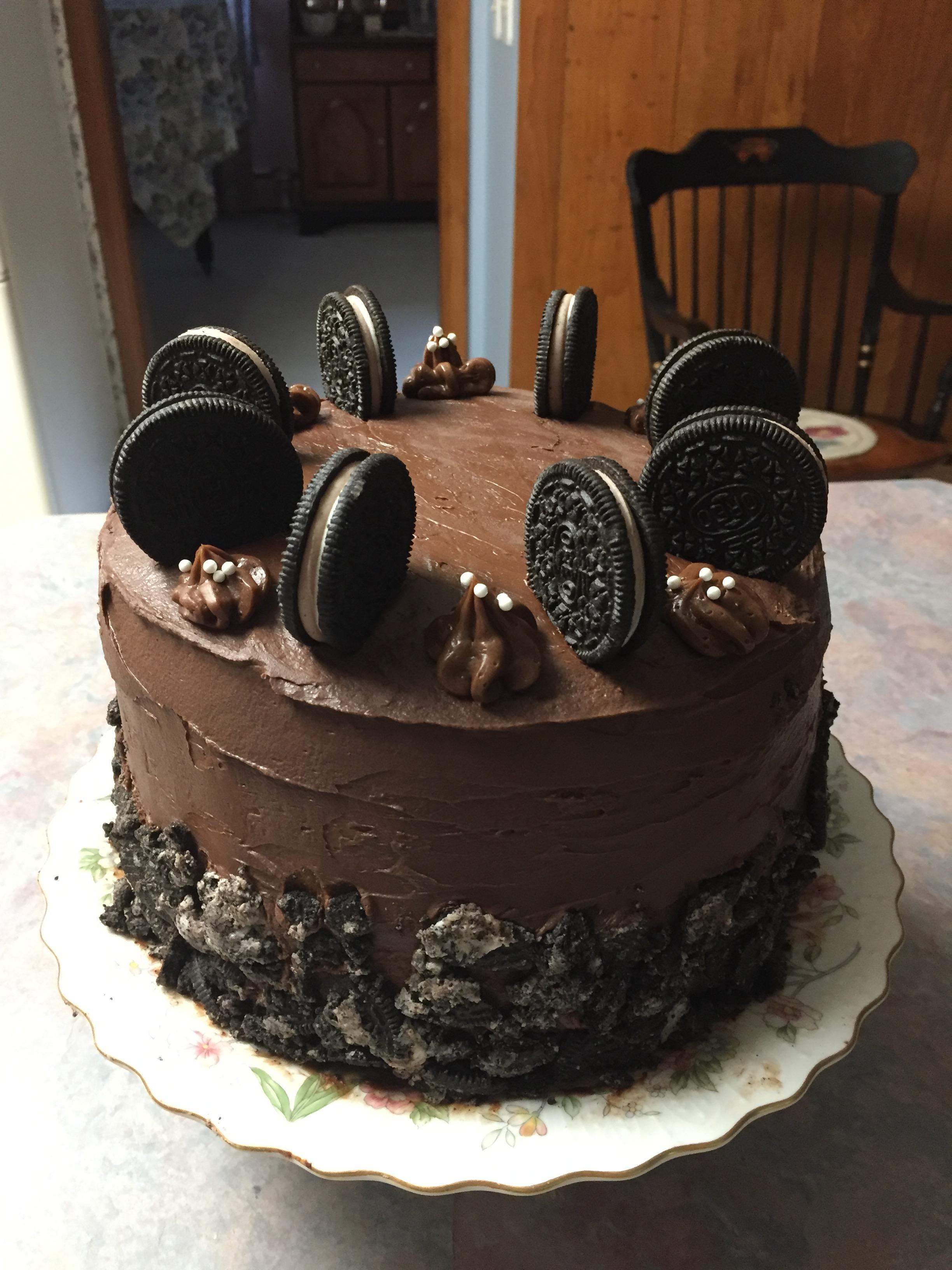 Real Life Cake Day Chocolate Cake with Tiramisu Filling from a few