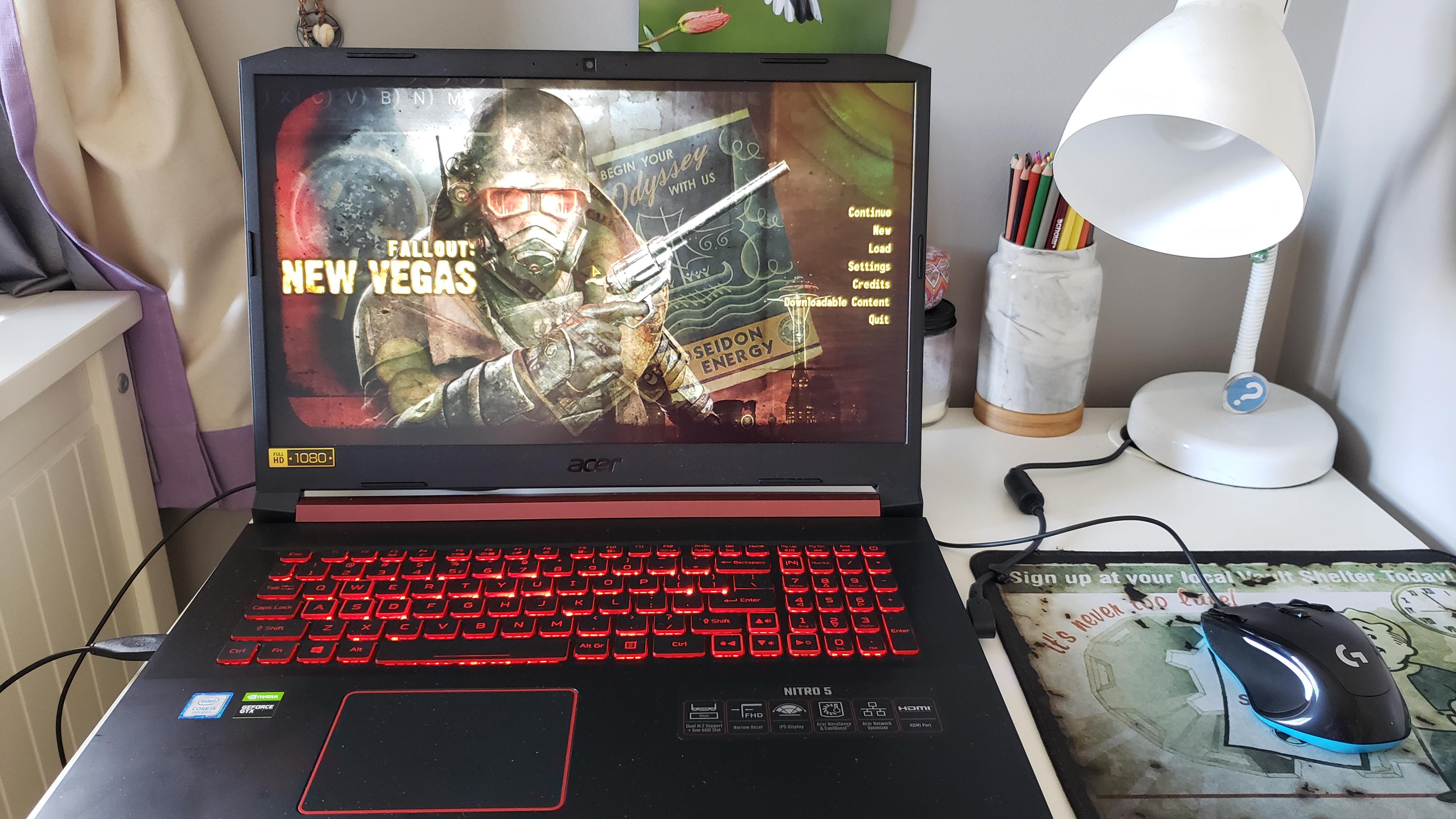 Decided to get a gaming laptop and am finally playing through New Vegas