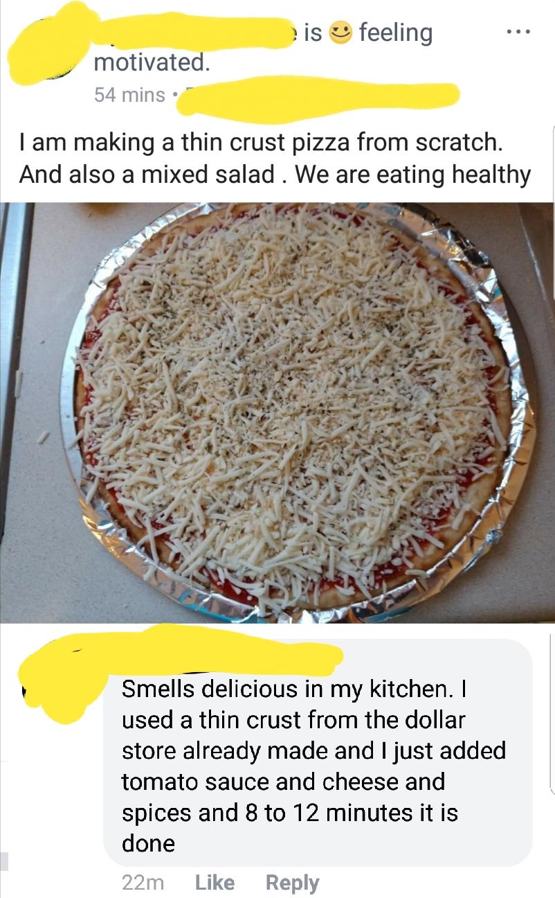 I don't think they know what "from scratch" and "healthy