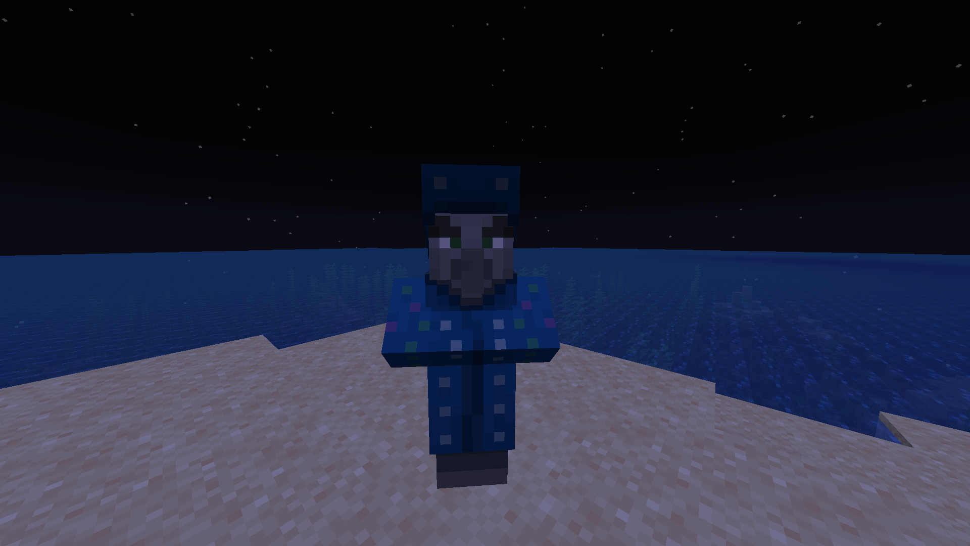 This is the secret mob "The Illusioner" he doesn't have a spawn egg and