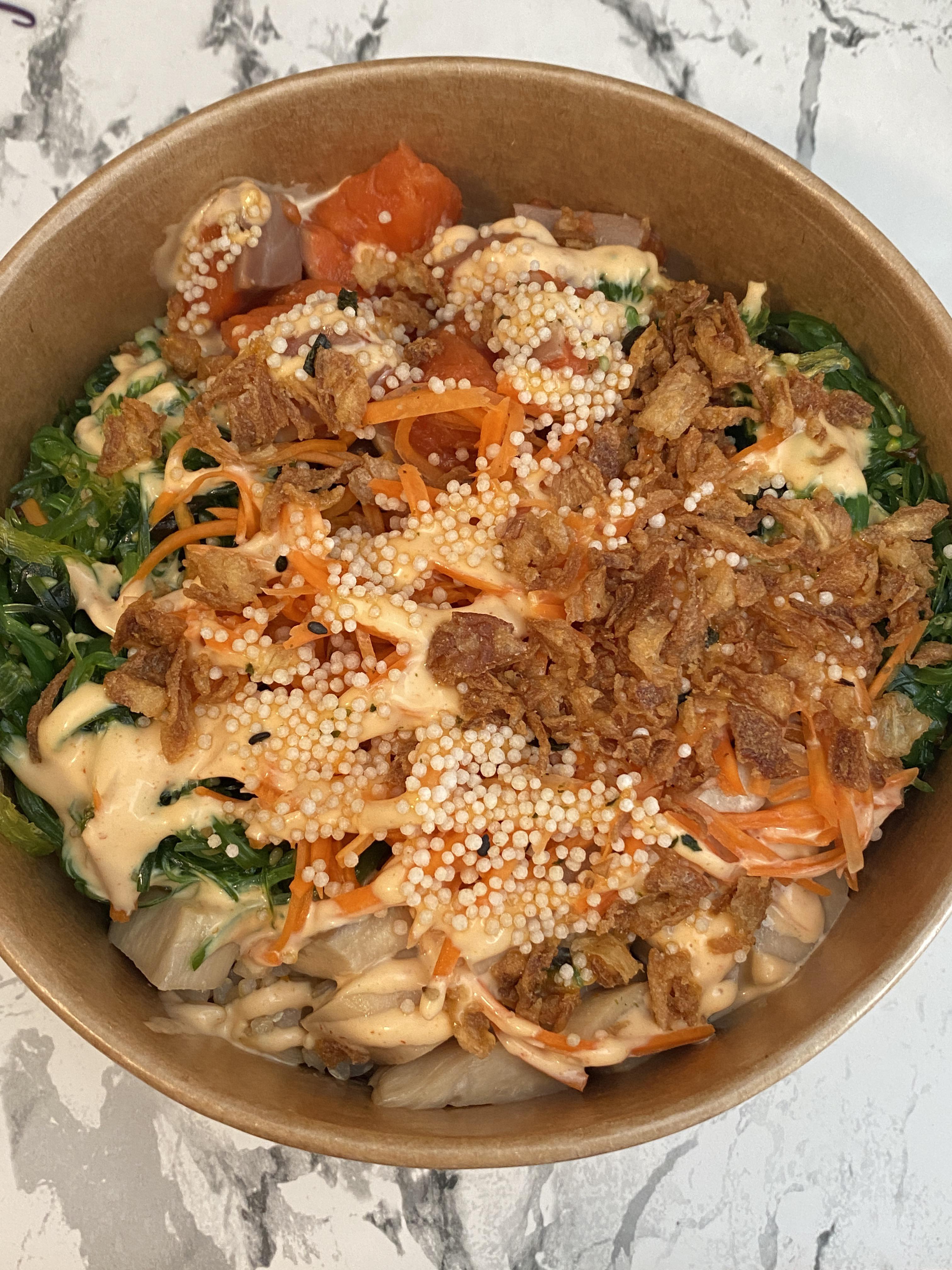 How many calorie is this poke bowl? r/caloriecount