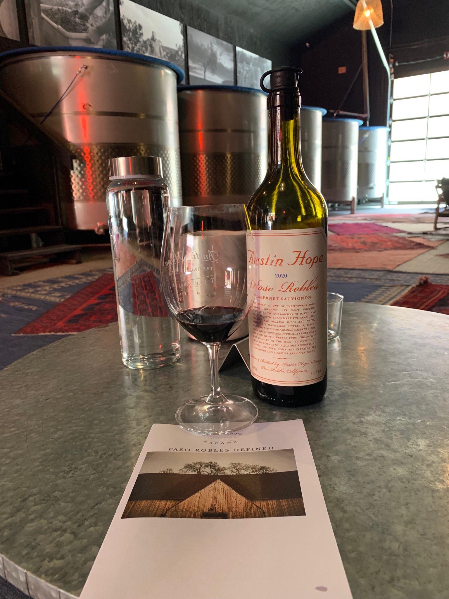 Austin Hope Sauvignon r/wine