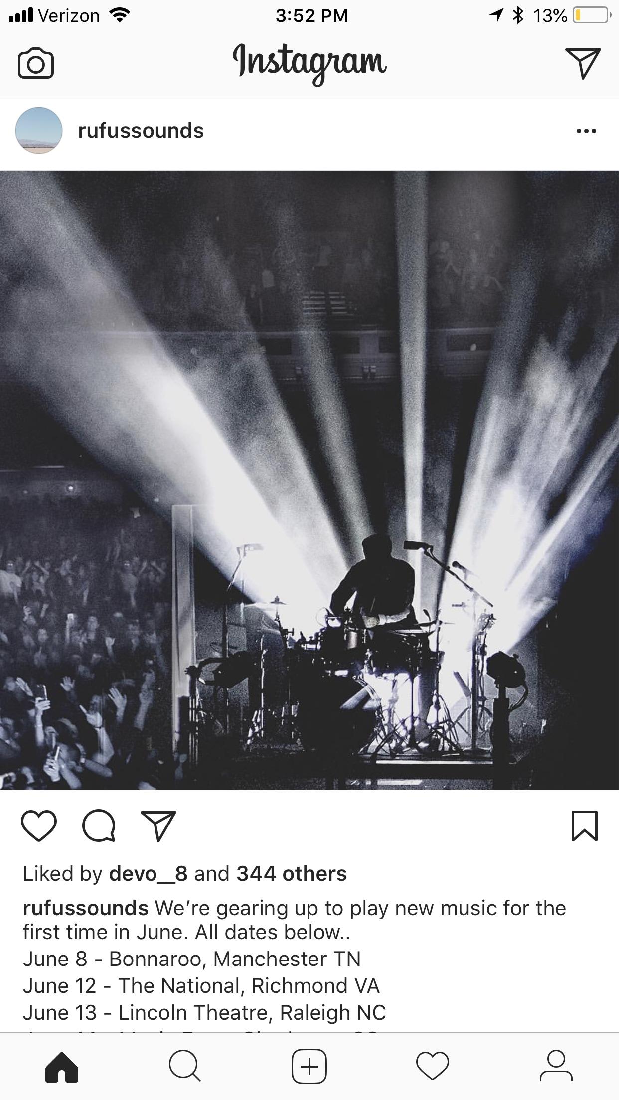 We get to hear the new RUFUS music first on the farm! r/bonnaroo