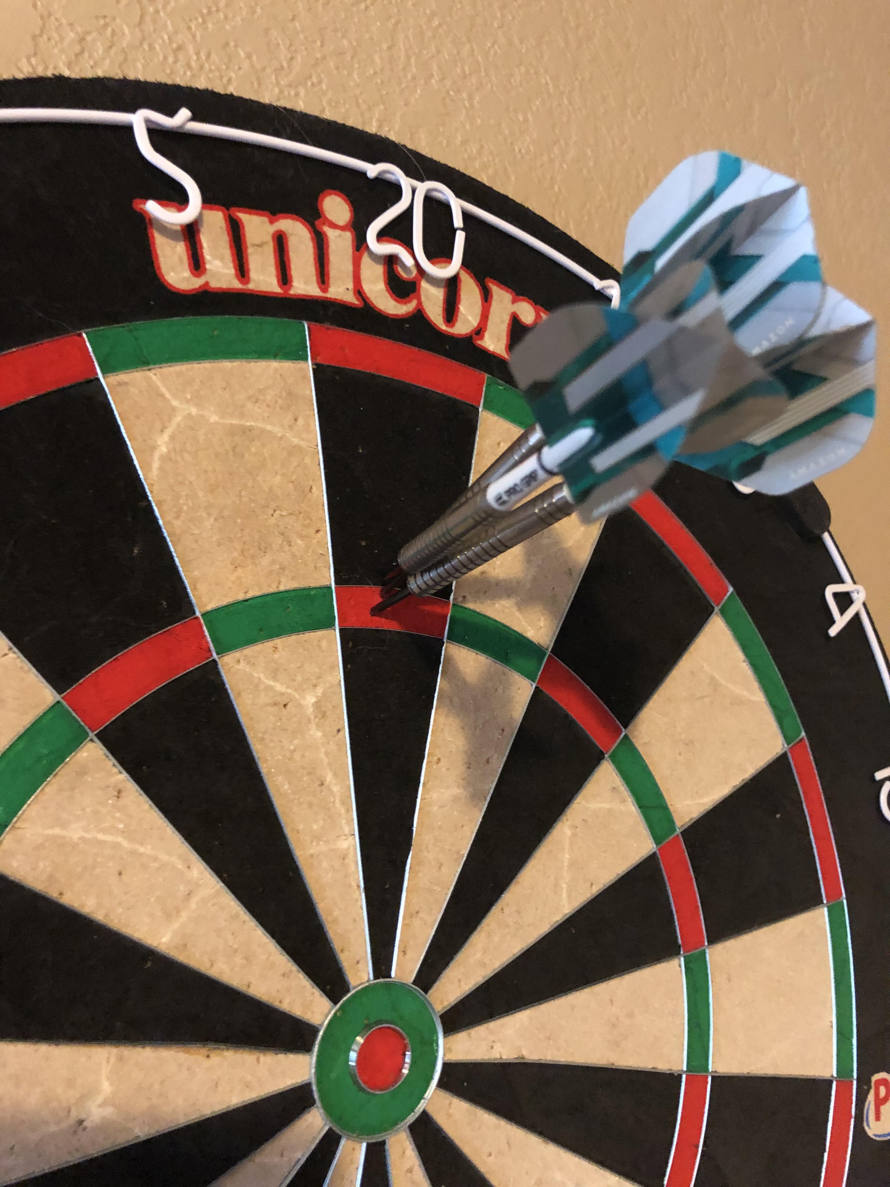 This close to my first 180... r/Darts