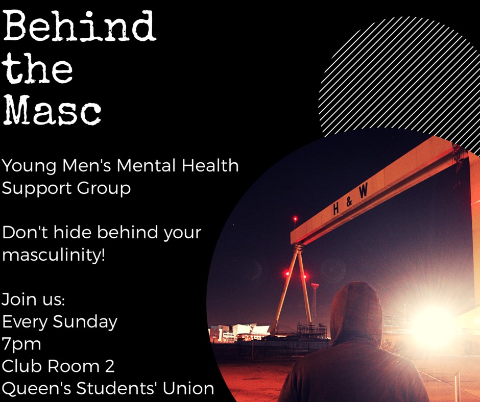 New Young Men's Mental Health Support Group 'Behind the Masc' can you