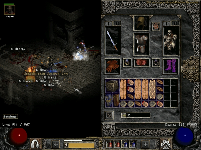 Skin of Vipermagi off of ghosts in Tower 0 MF diablo2