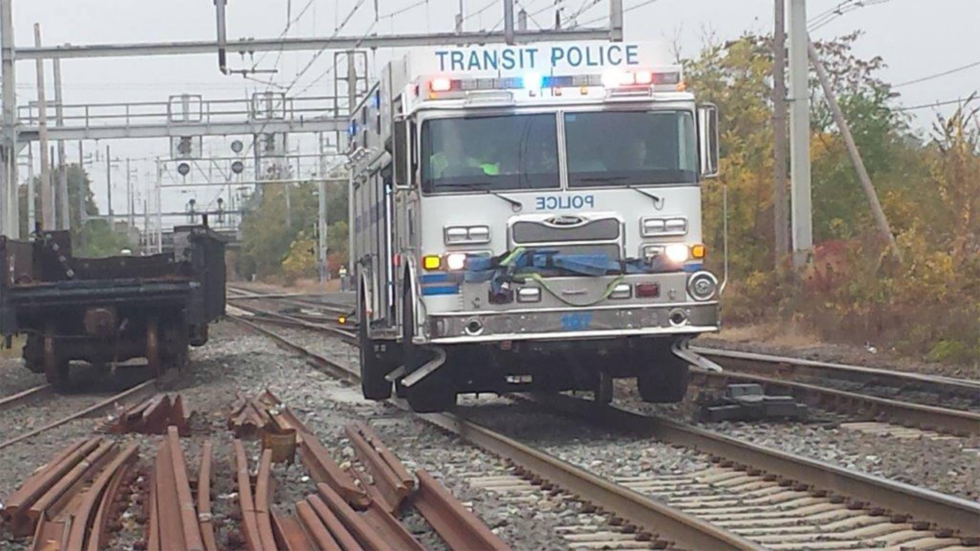 Found on FB. NJT Police Hi Rail ESU Truck r/nycrail
