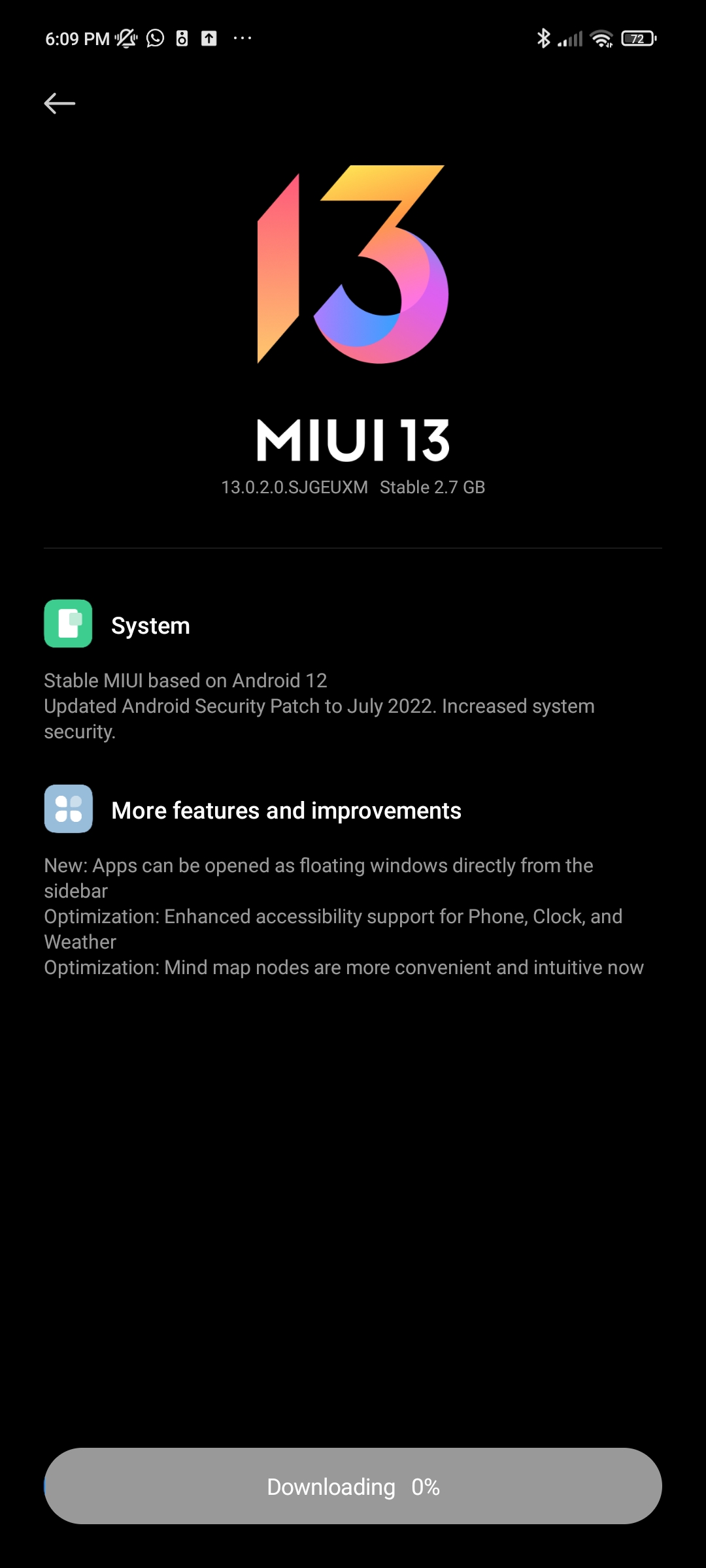 PSA if you want updates quicker try changing your region! My phone