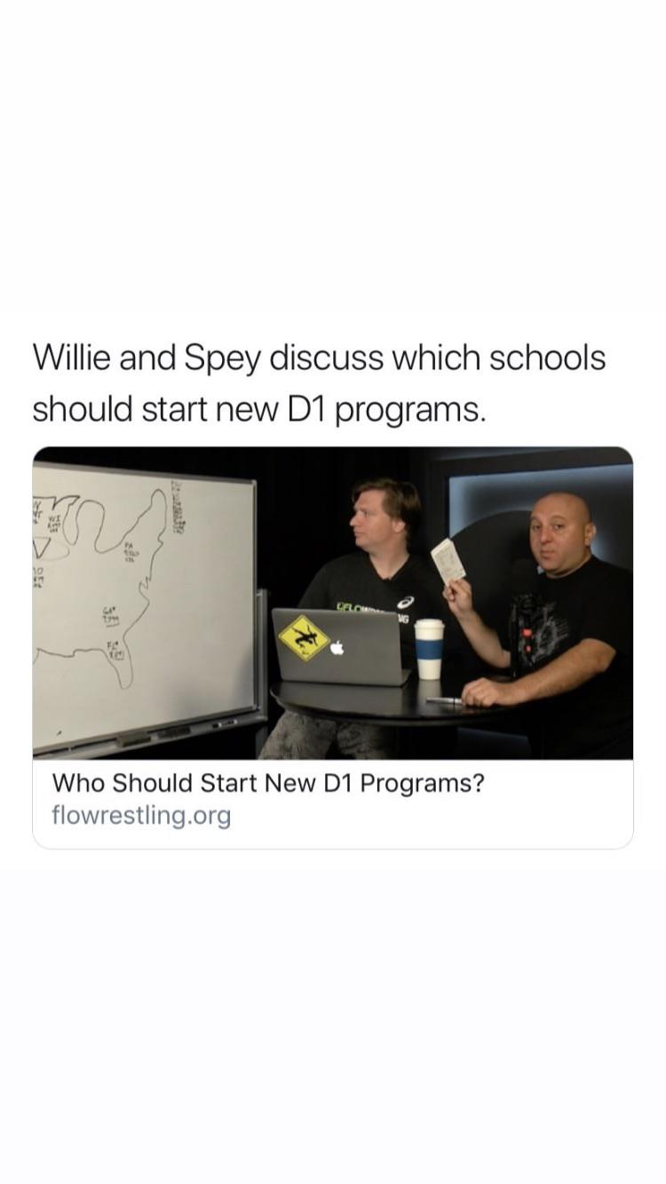 What D1 schools should add a wrestling program? r/wrestling