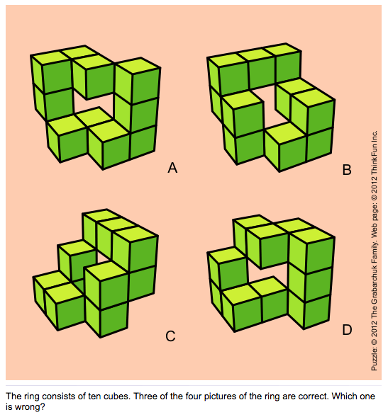 Help with this Puzzle? I even broke out some cubes still no luck. (What