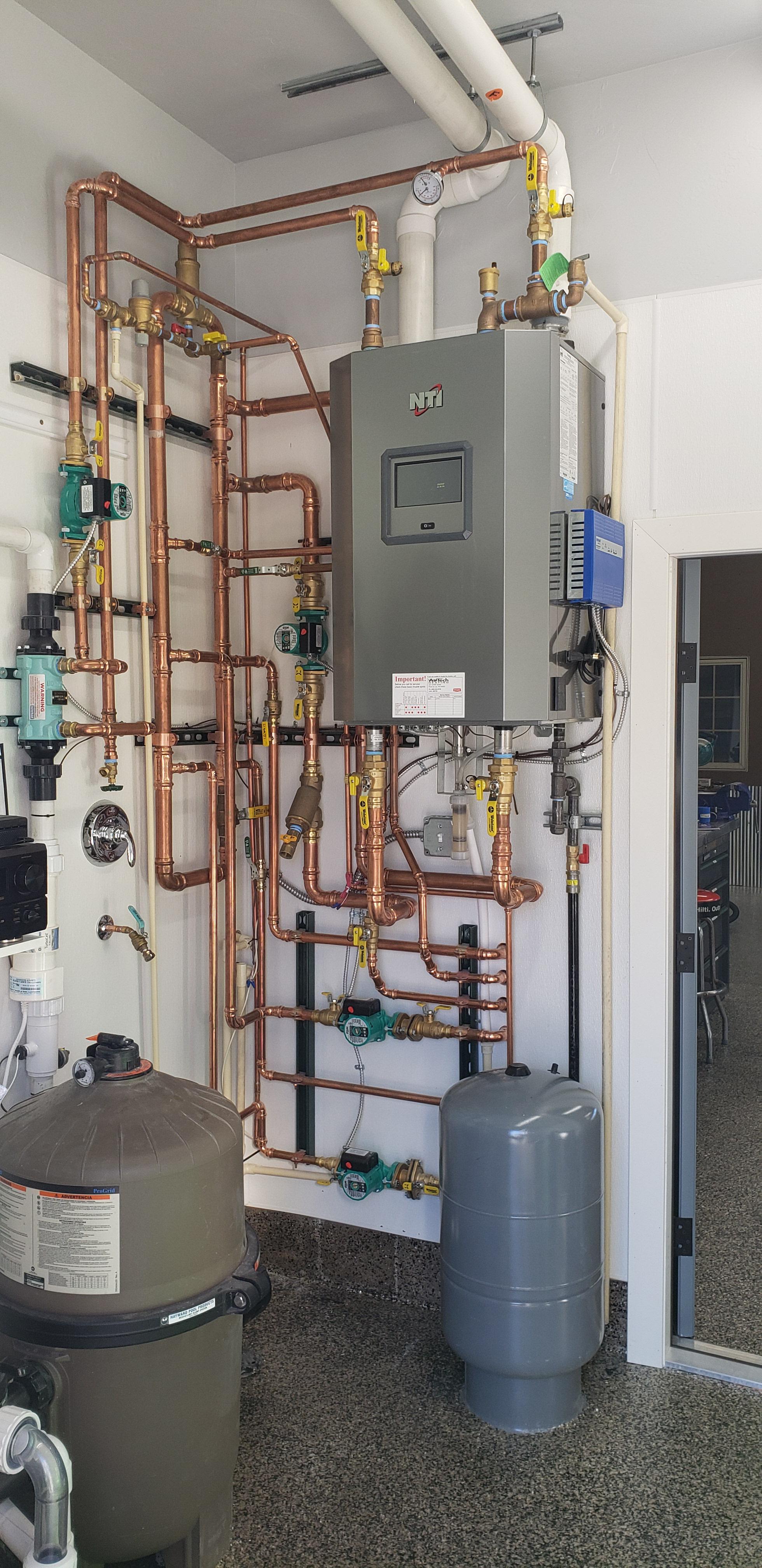 Pool heater/infloor heat setup r/HVAC