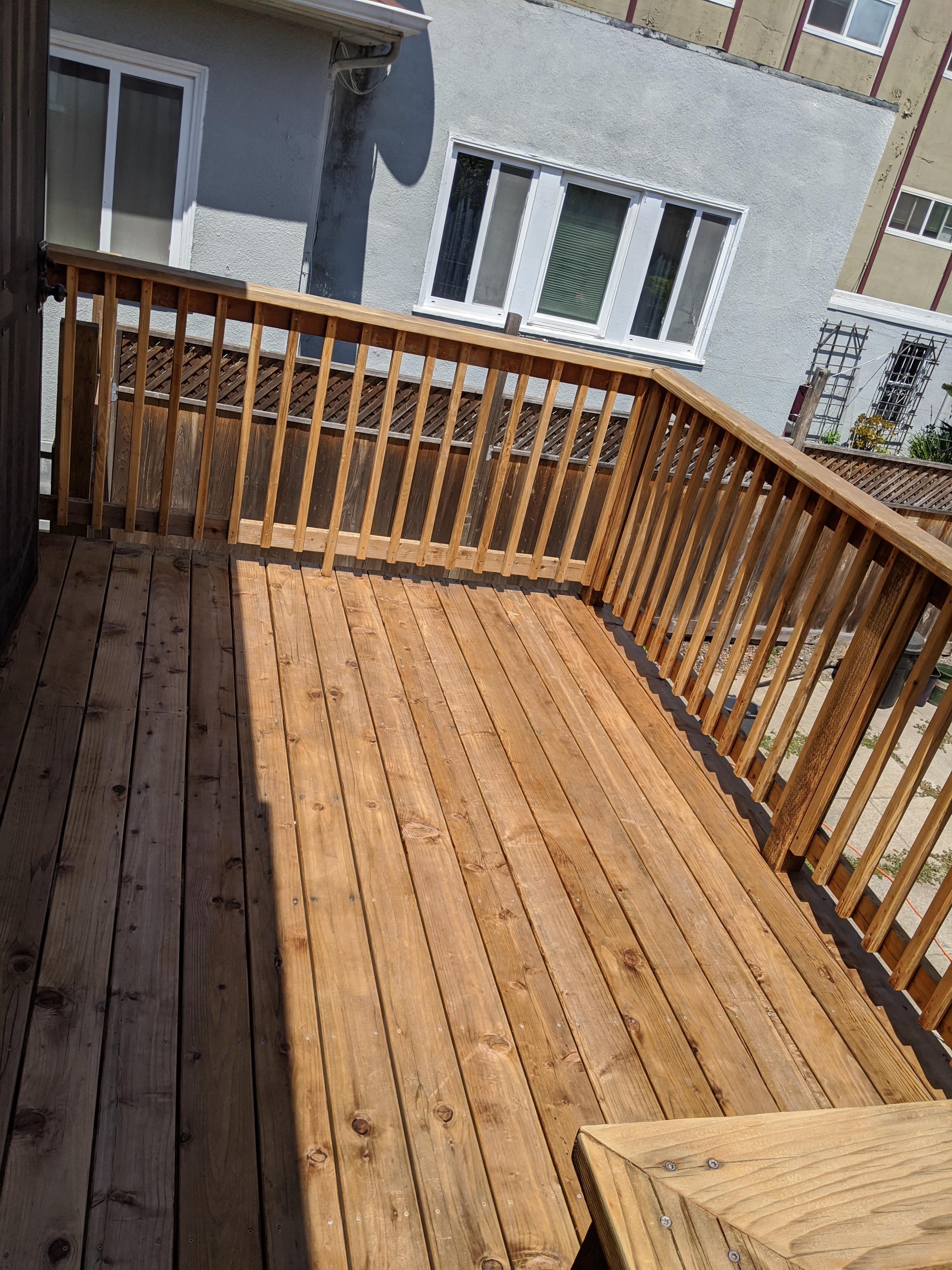 Leaning Deck Posts Decks