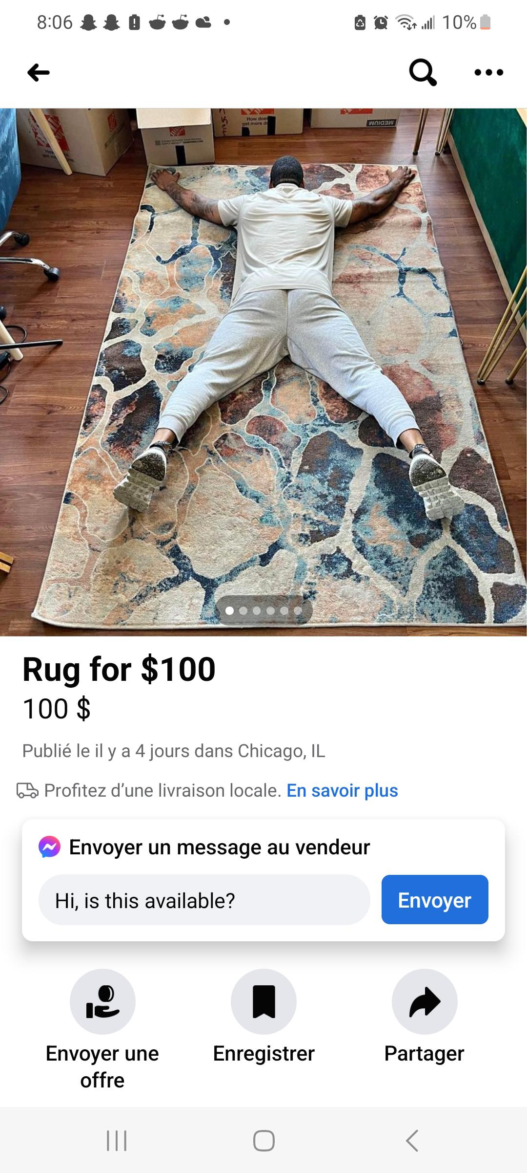 Rug for sale r/Weird