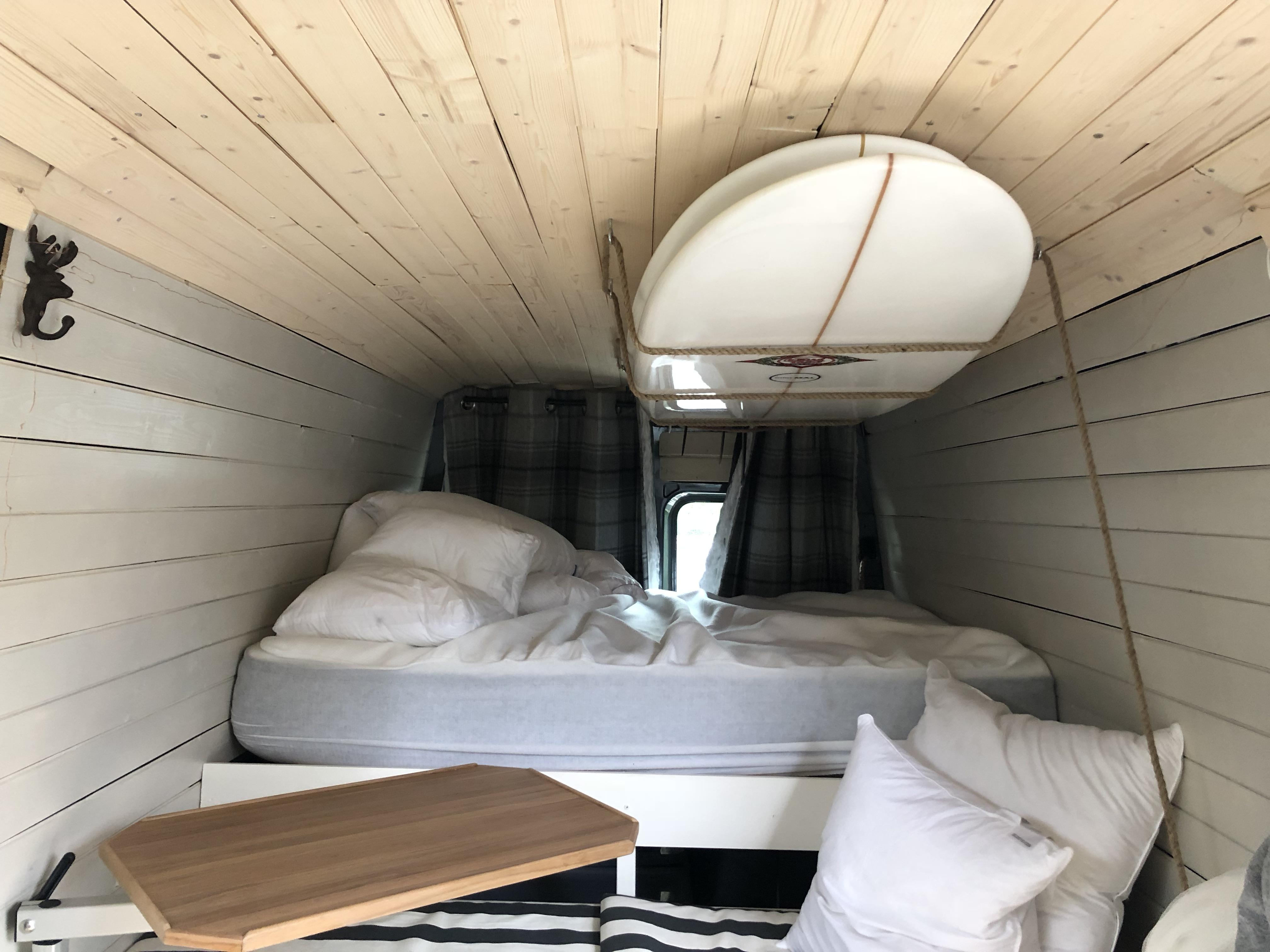Surfboard van installation complete r/surfing