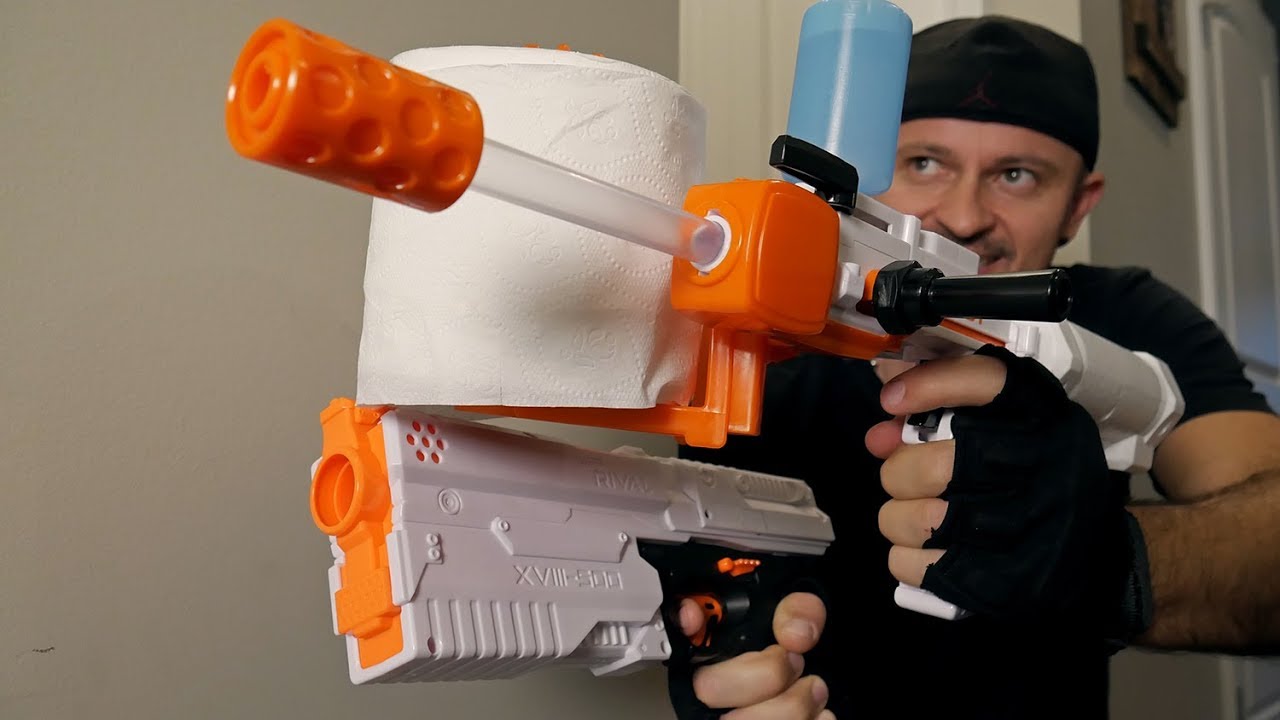 Walmart Toilet Paper Blaster Skid Shot. Available in Walmart, this bad