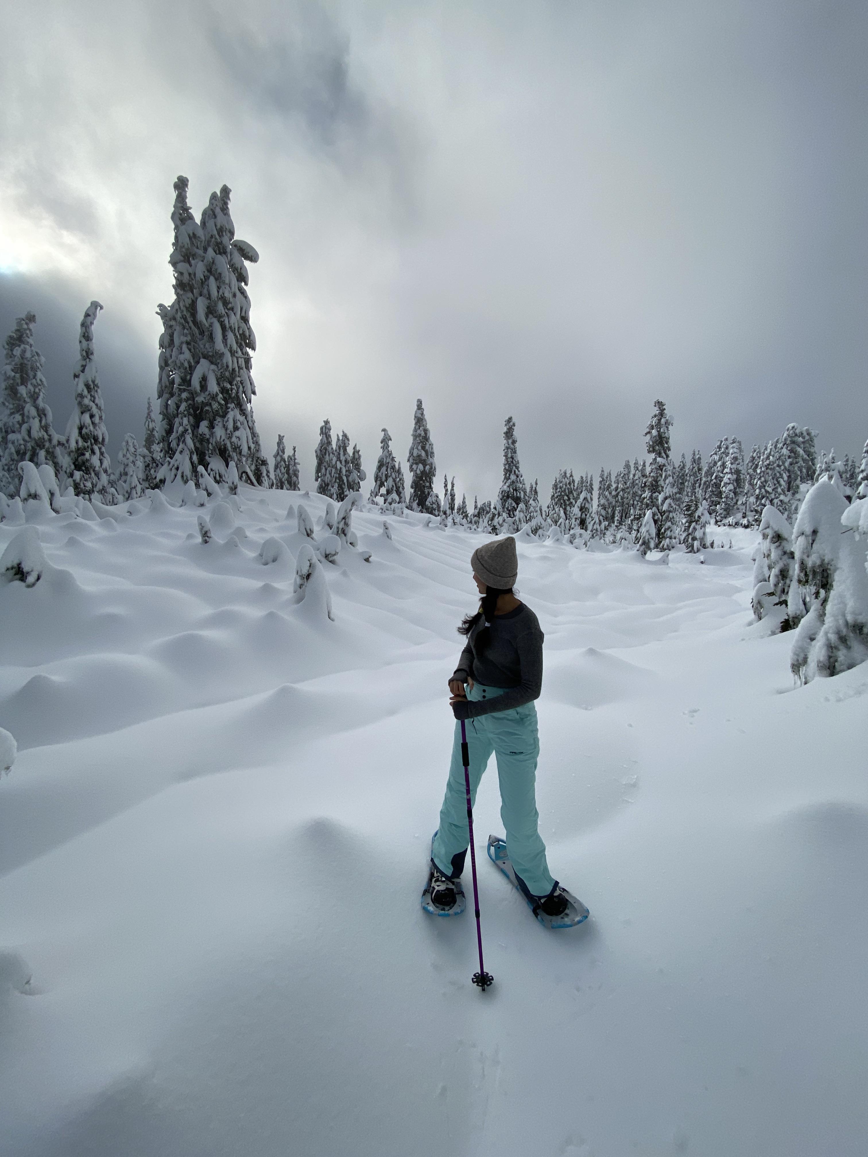 Snowshoed up Hollyburn on Cypress mountain in BC. Third time this year and absolutely loving it