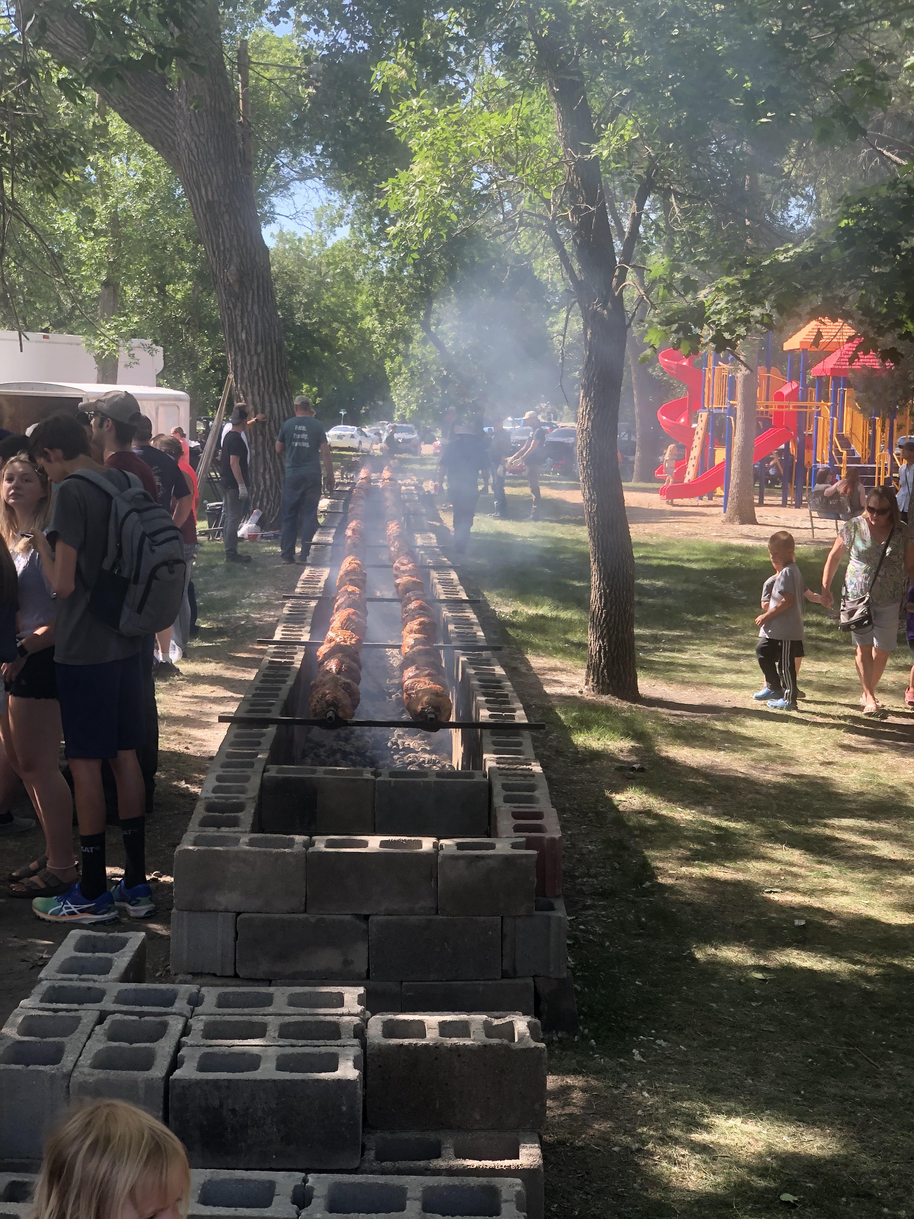 Turkey BBQ put on by the folks from ND. r/smoking