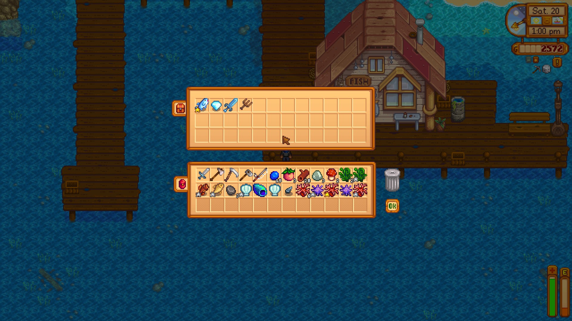 I got a Neptune's Glaive, a Broken Trident and a Diamond in the same