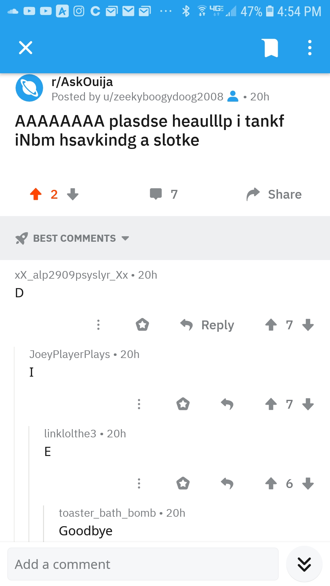 Well ok then jesuschristouija