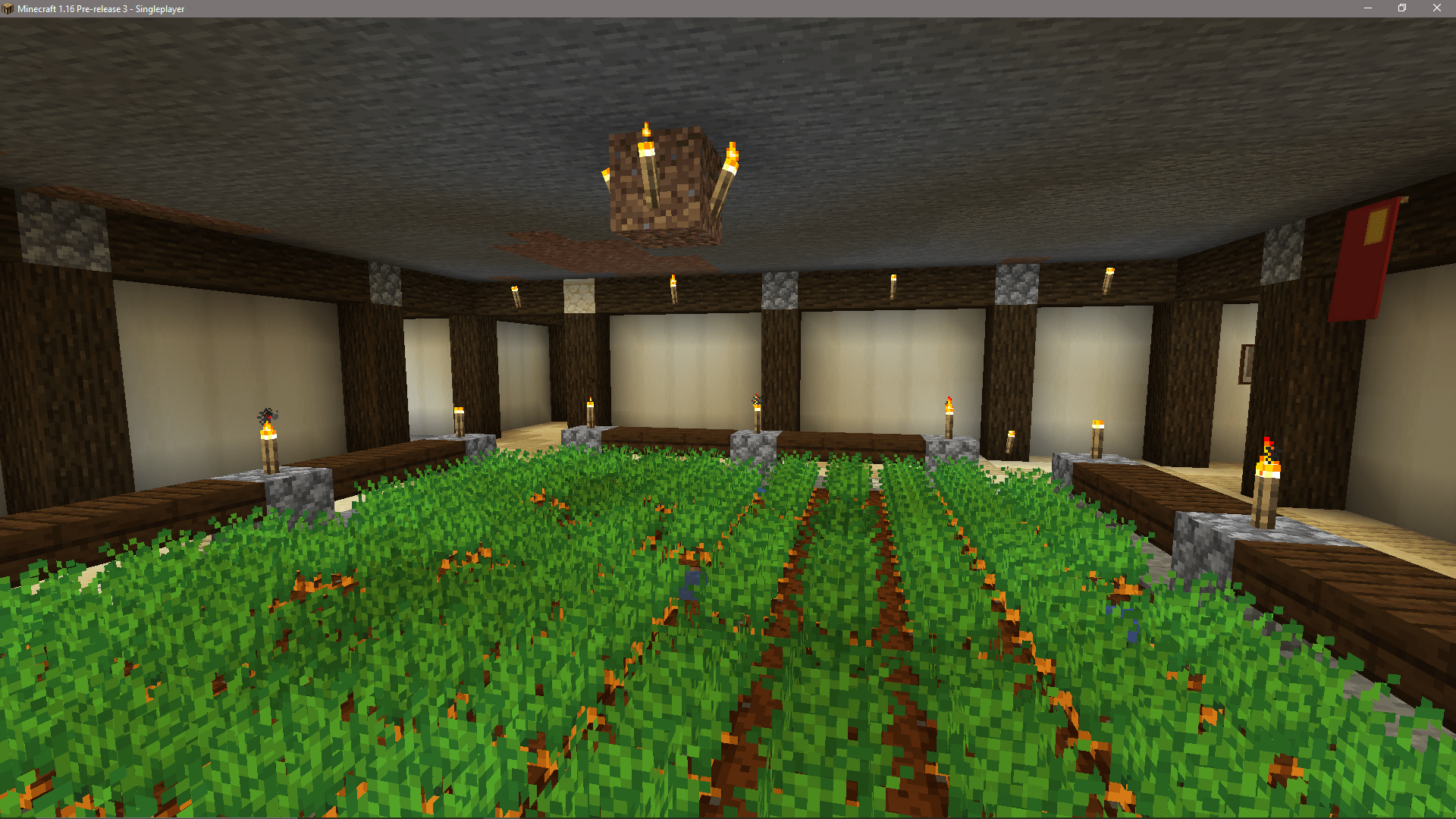 Carrot Farm Design r/Minecraft