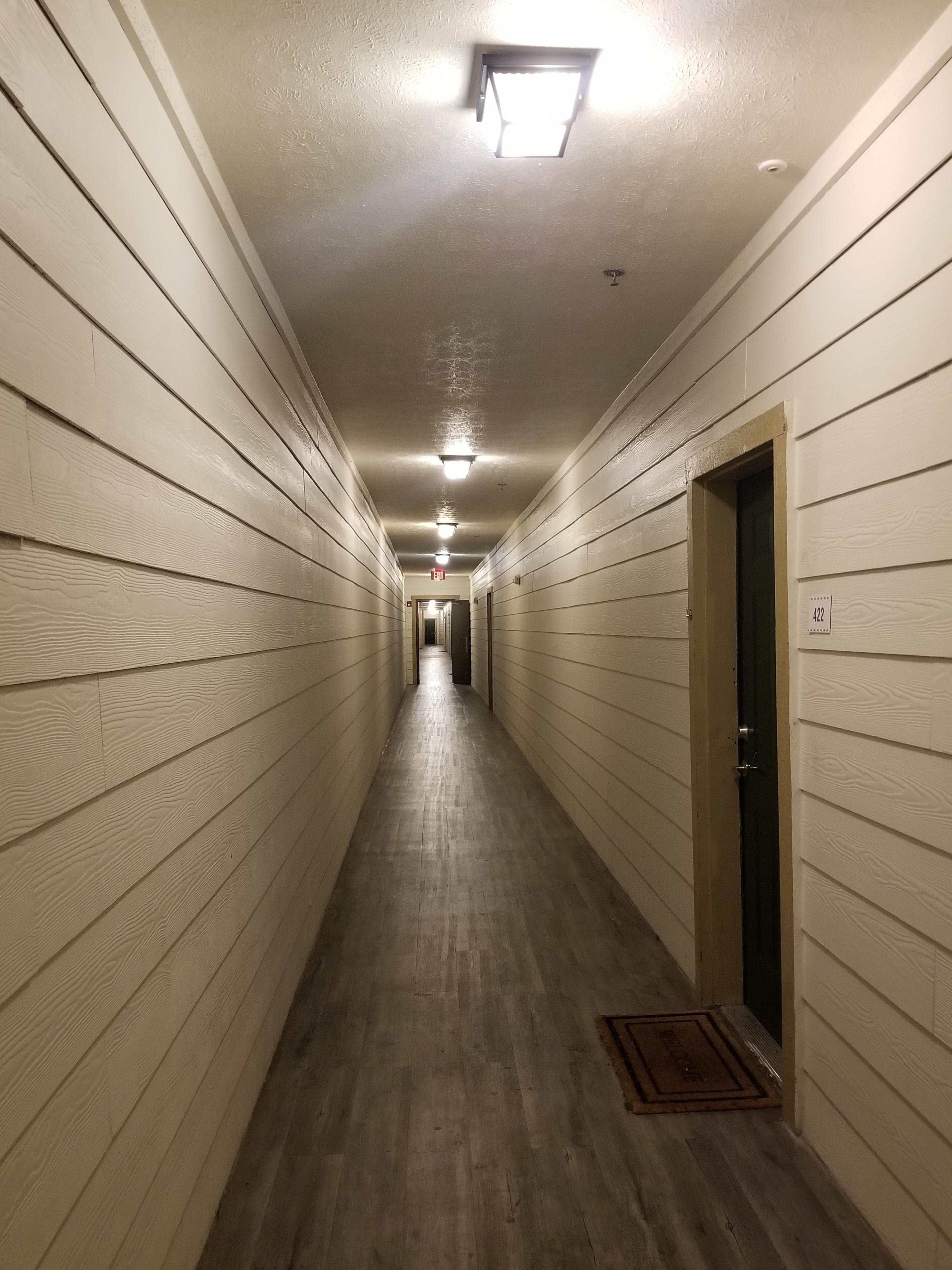 This is how the hallways in my apartment building look. They just need