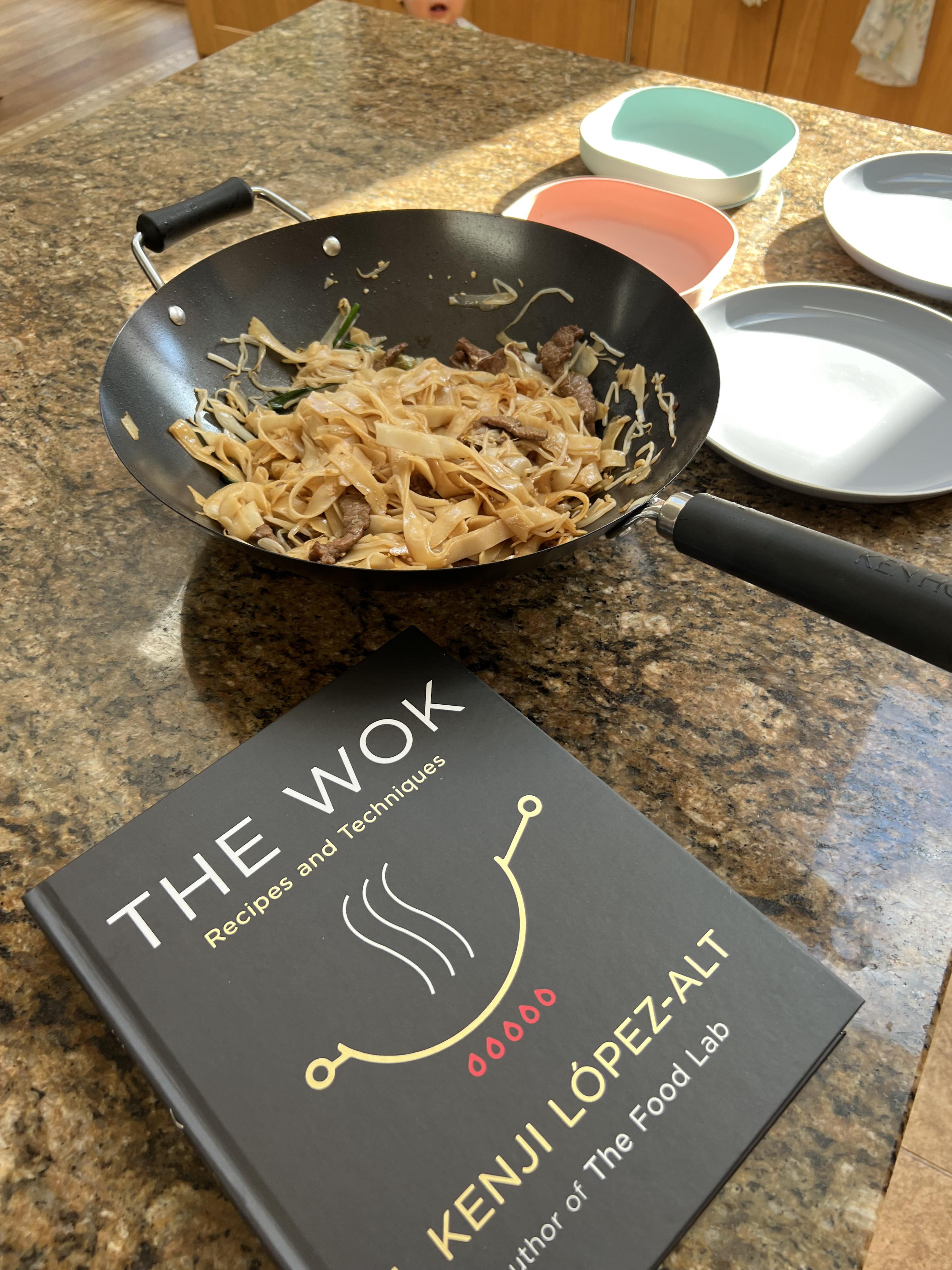 Our first recipe from “The Wok” it’s not quite right yet but I’m