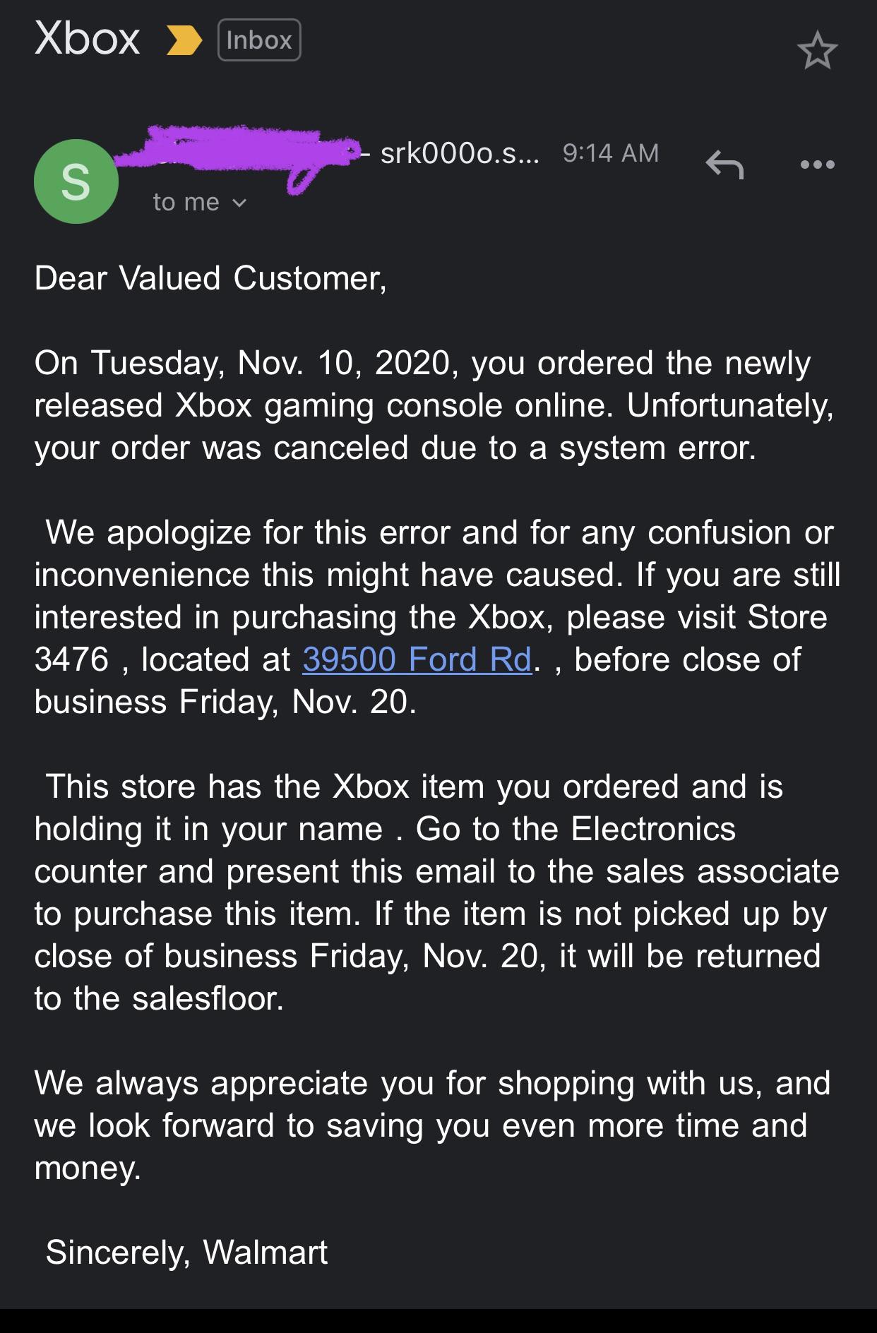 Xbox One Pre Order Walmart