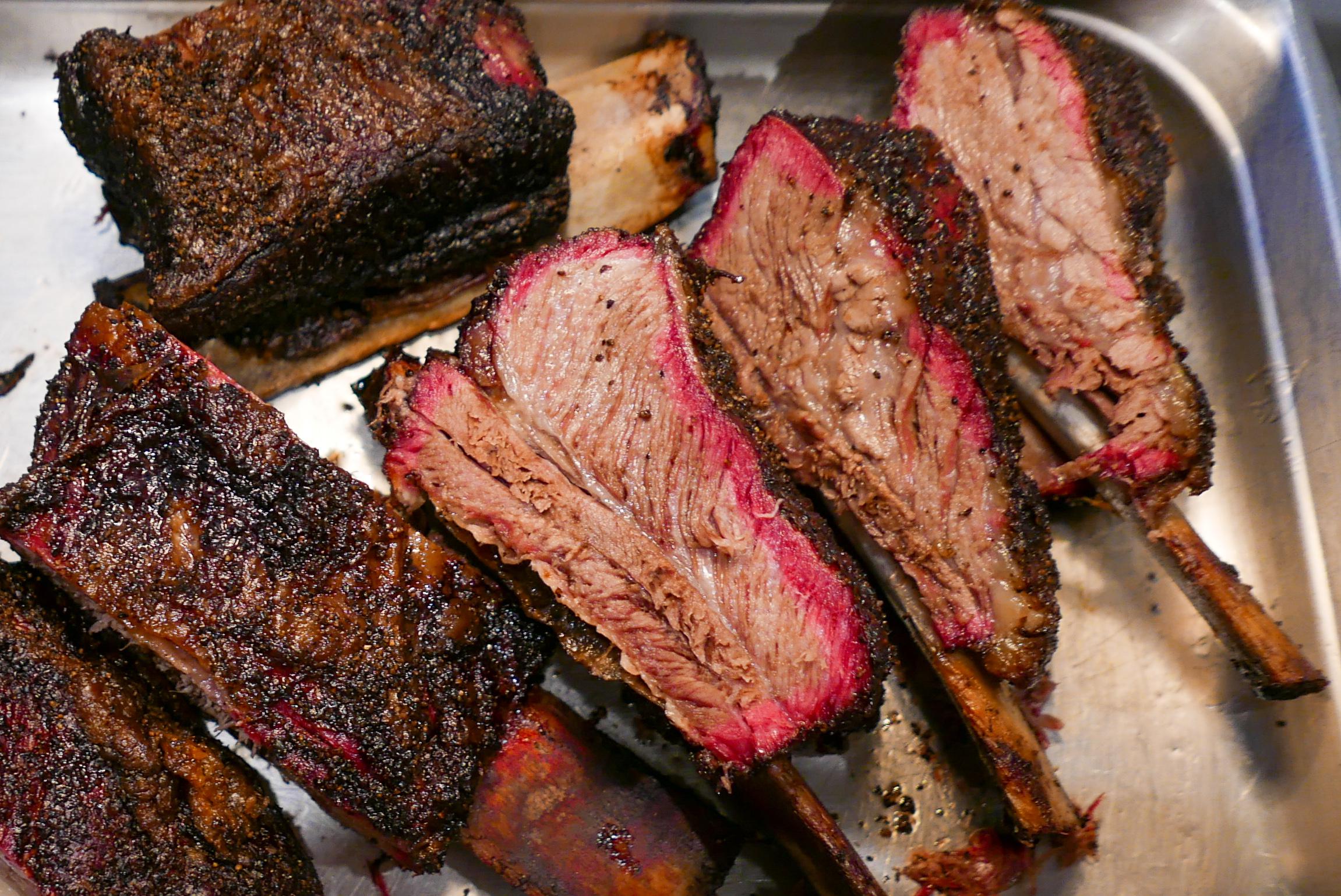 Ladies and Gentleman. Smoked Beef Ribs. You're r/FoodPorn