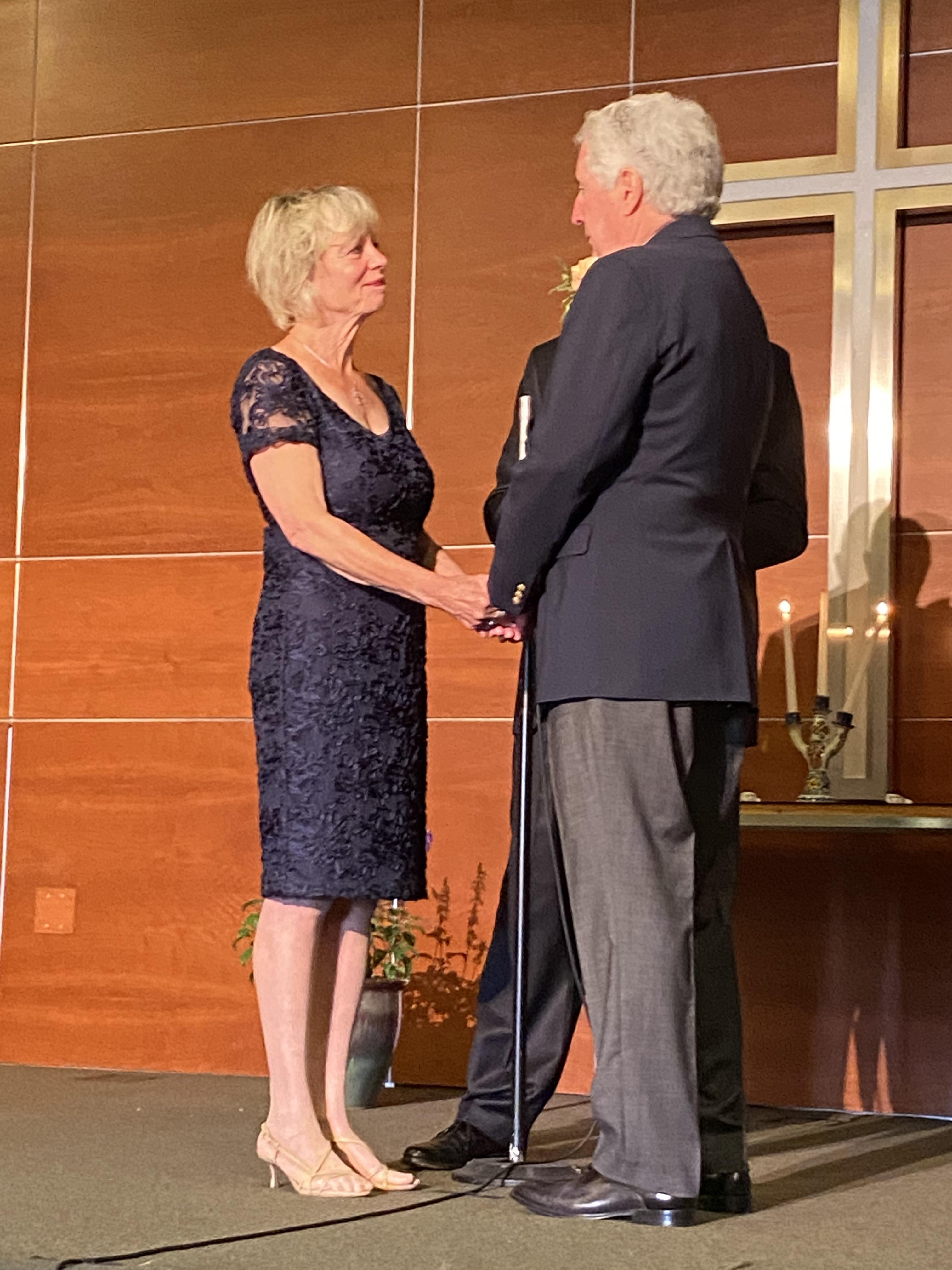 My Dad got married today. His 80th birthday is tomorrow
