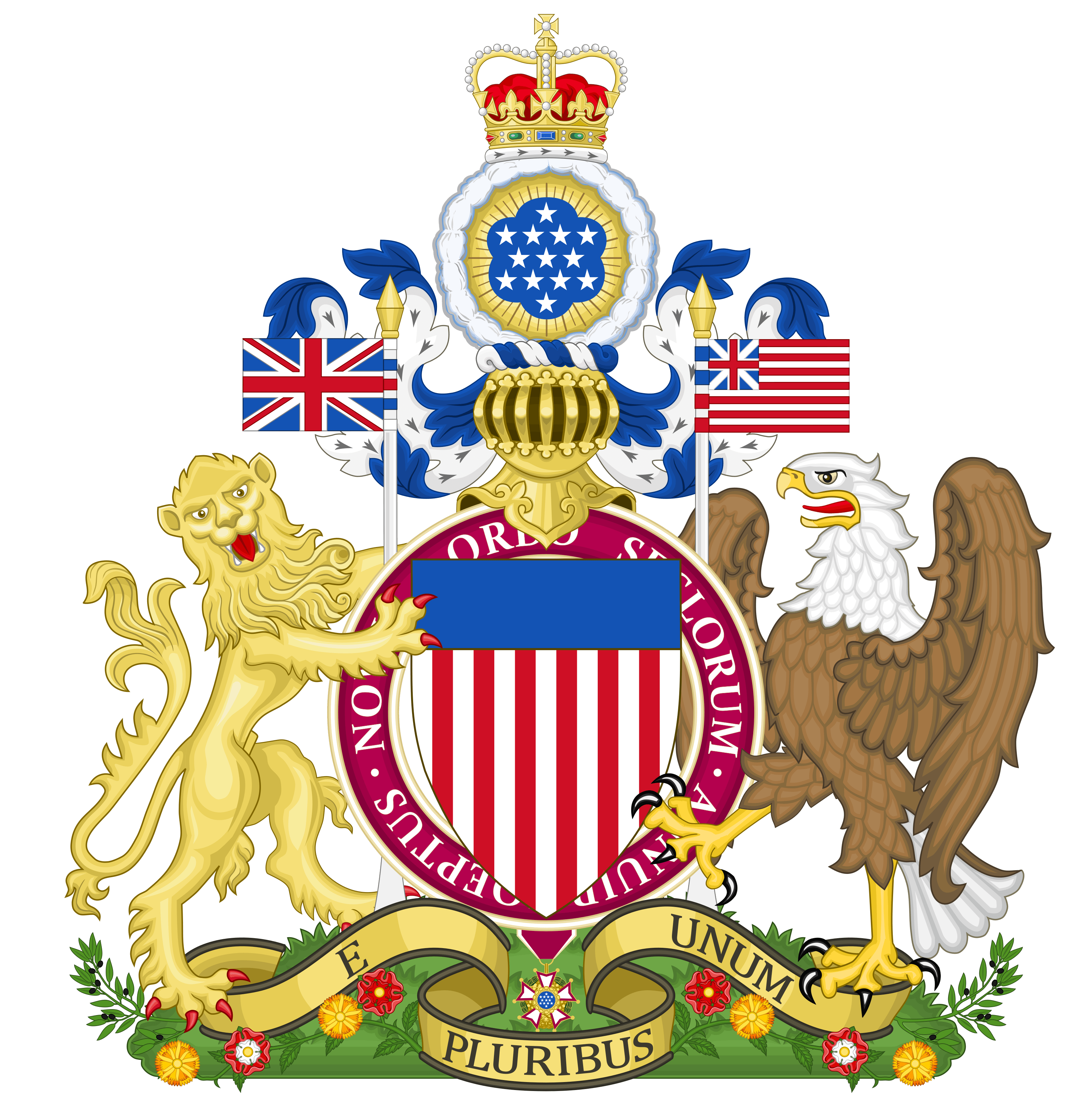 Improvement of my previous design Coat of Arms of the Unites States
