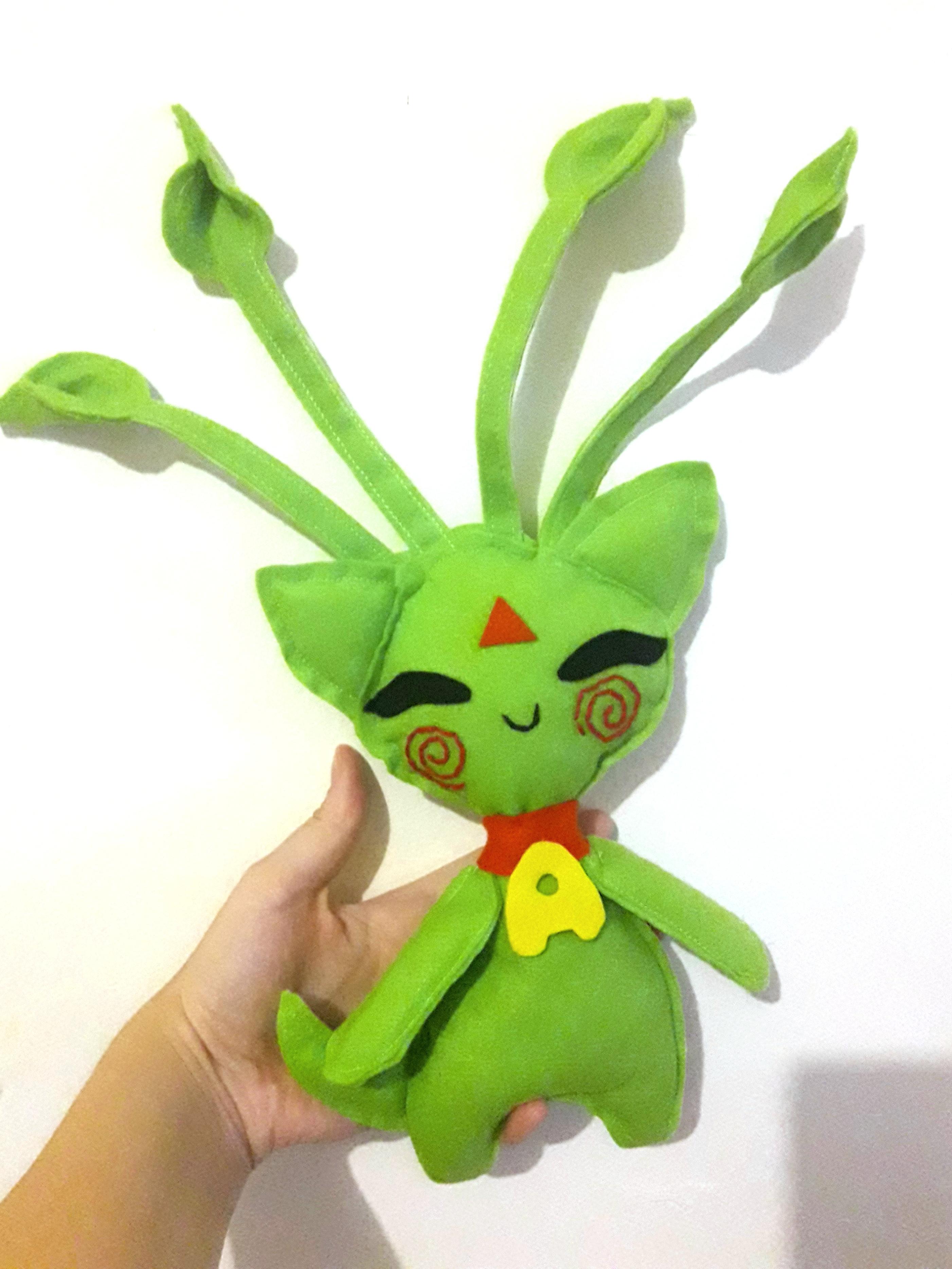 Made my own alien aisha plushie today and I love her r/neopets