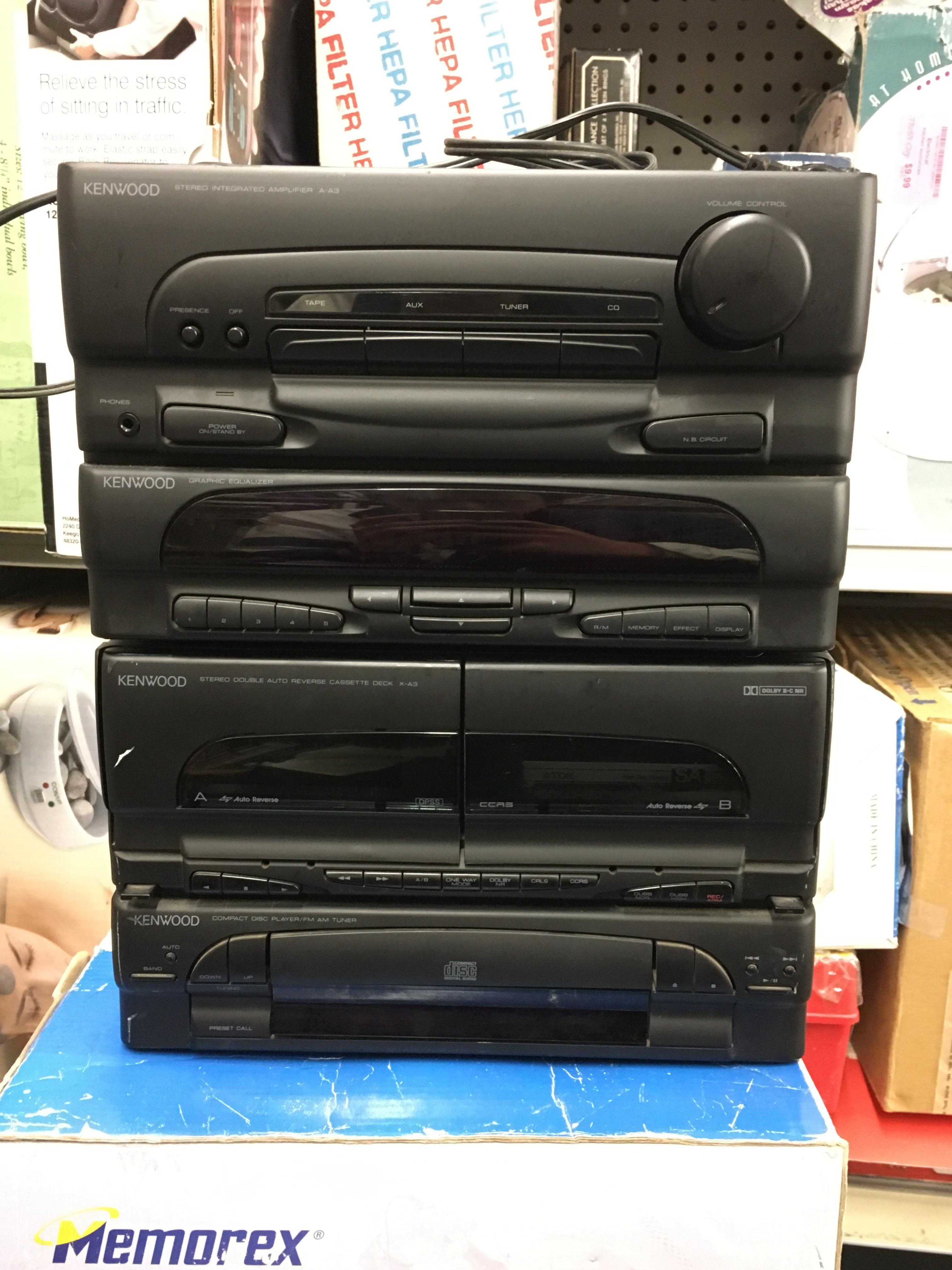 I found a Kenwood Stereo at my local thrift shop. Everything works and