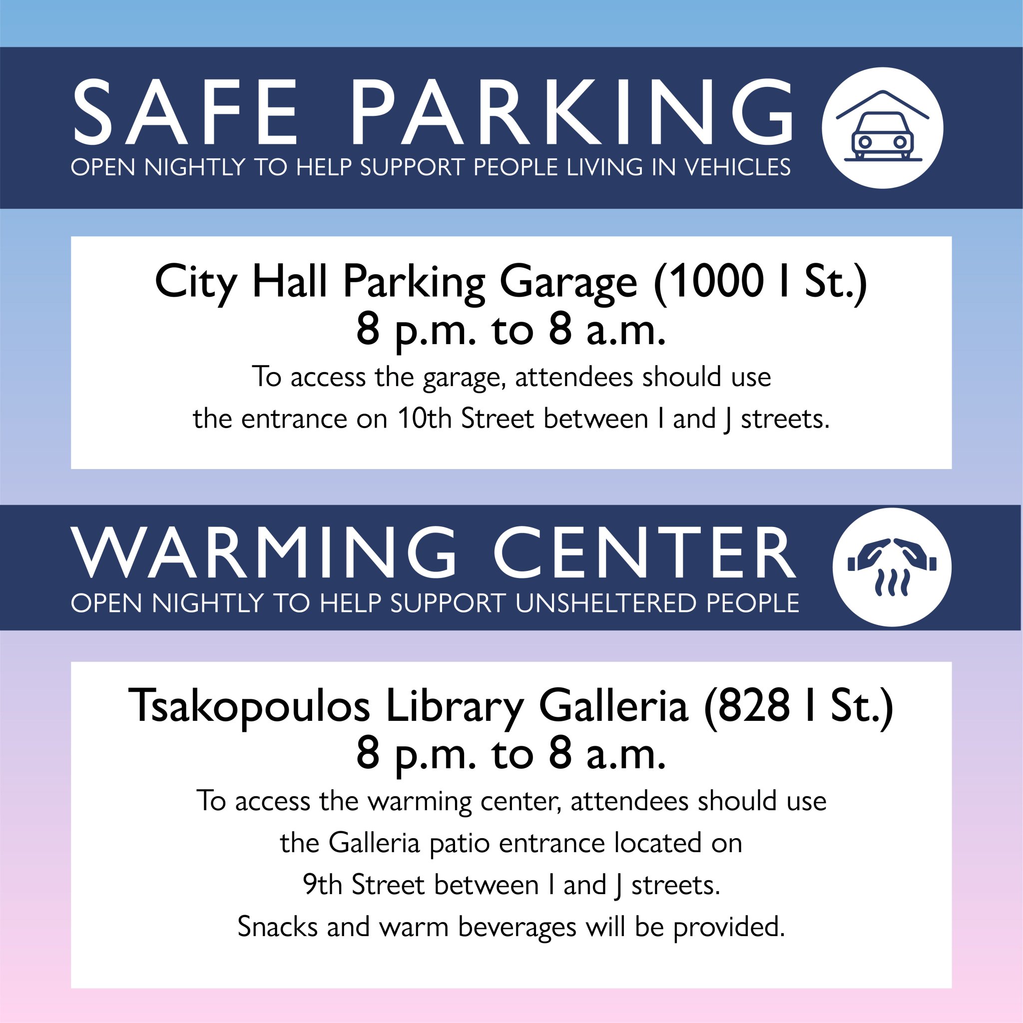 City of Sacramento Safe Parking r/Sacramento