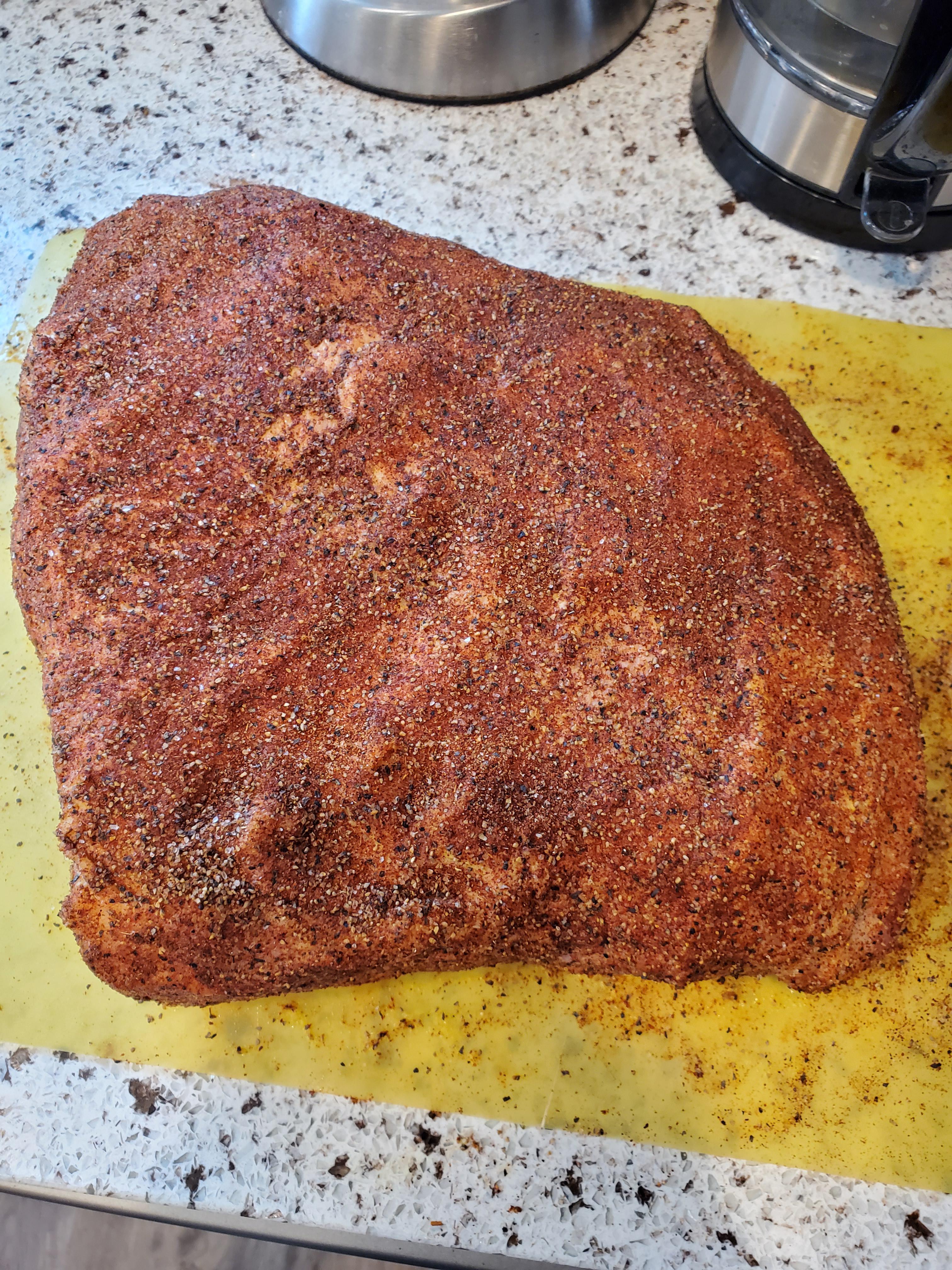 8lb pork butt for tonight's smoked carnitas r/pelletgrills