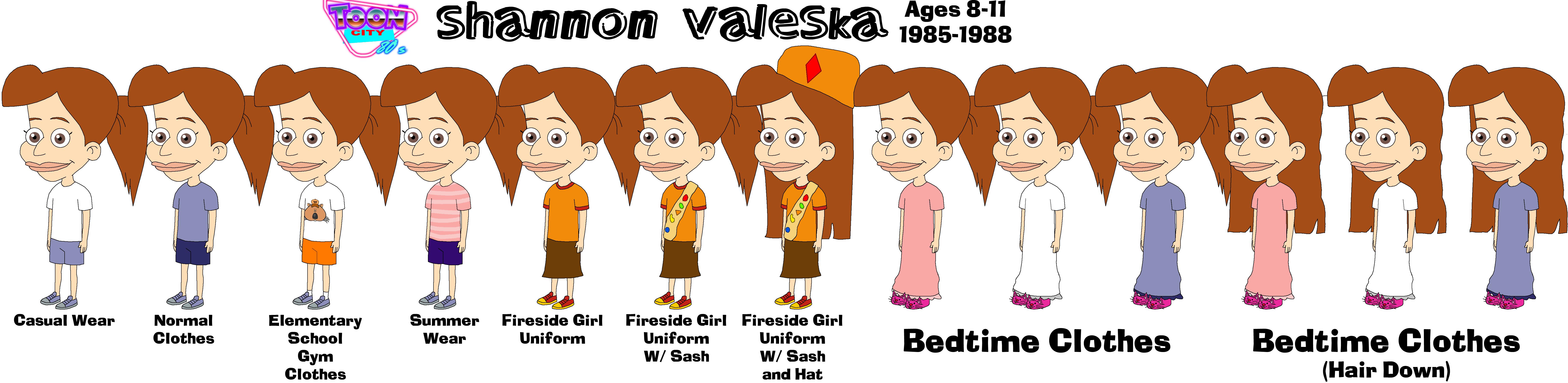 Here's a design of Shannon in my AU fic series (Like Lola, she's a