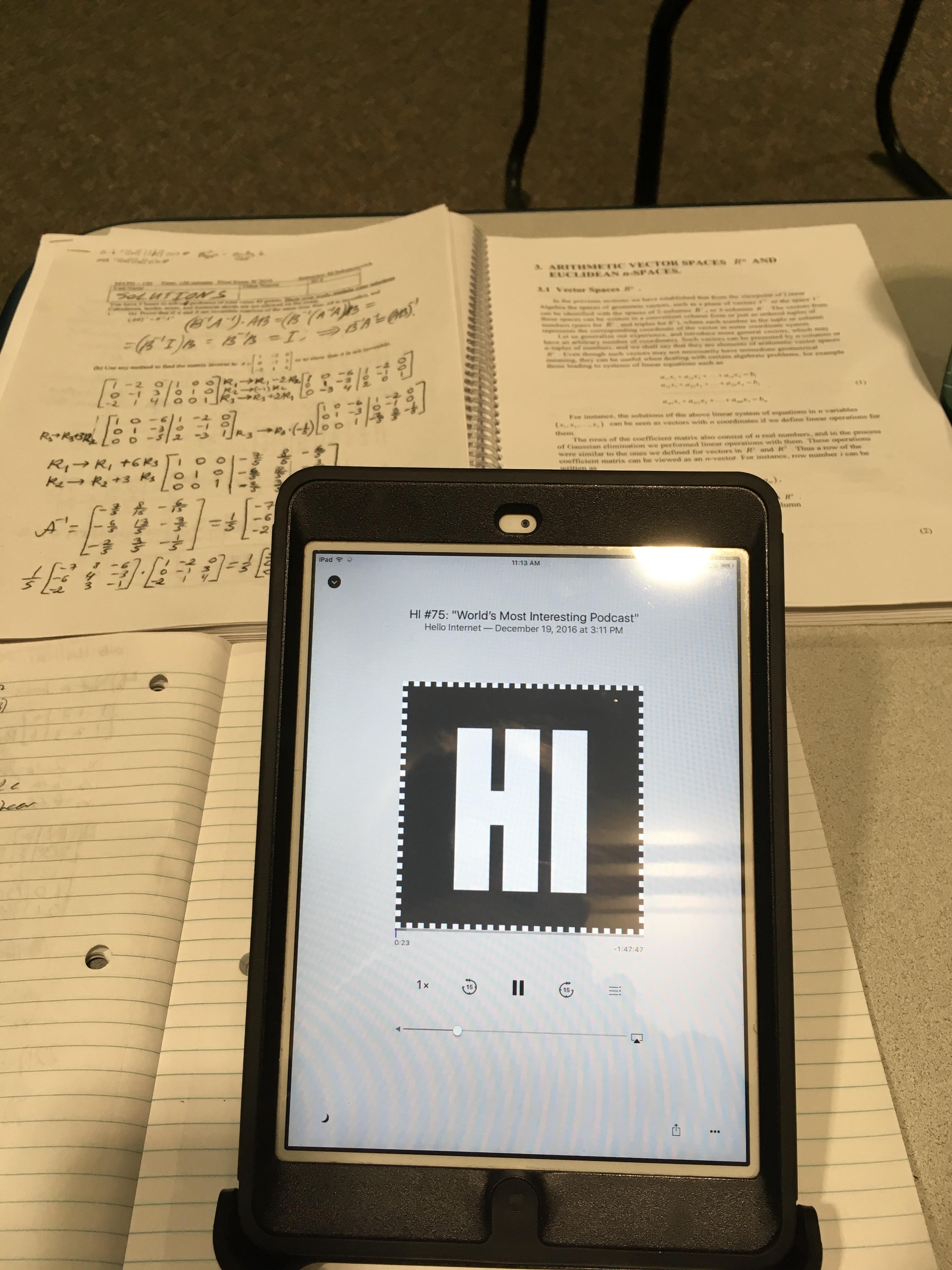 Thanks to Hello to helping me stay sane through final