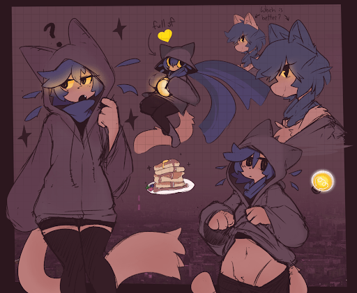 There are 2 kinds of Niko art. : oneshot