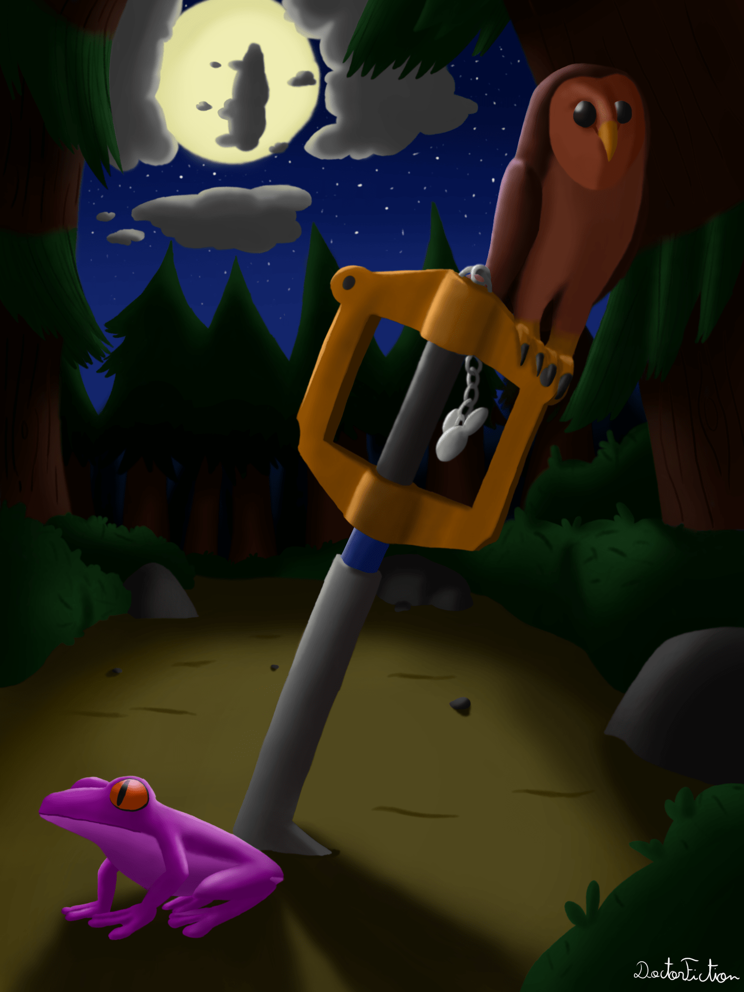 One day... maybe. (Kingdom Hearts x Gravity falls x Amphibia x The owl