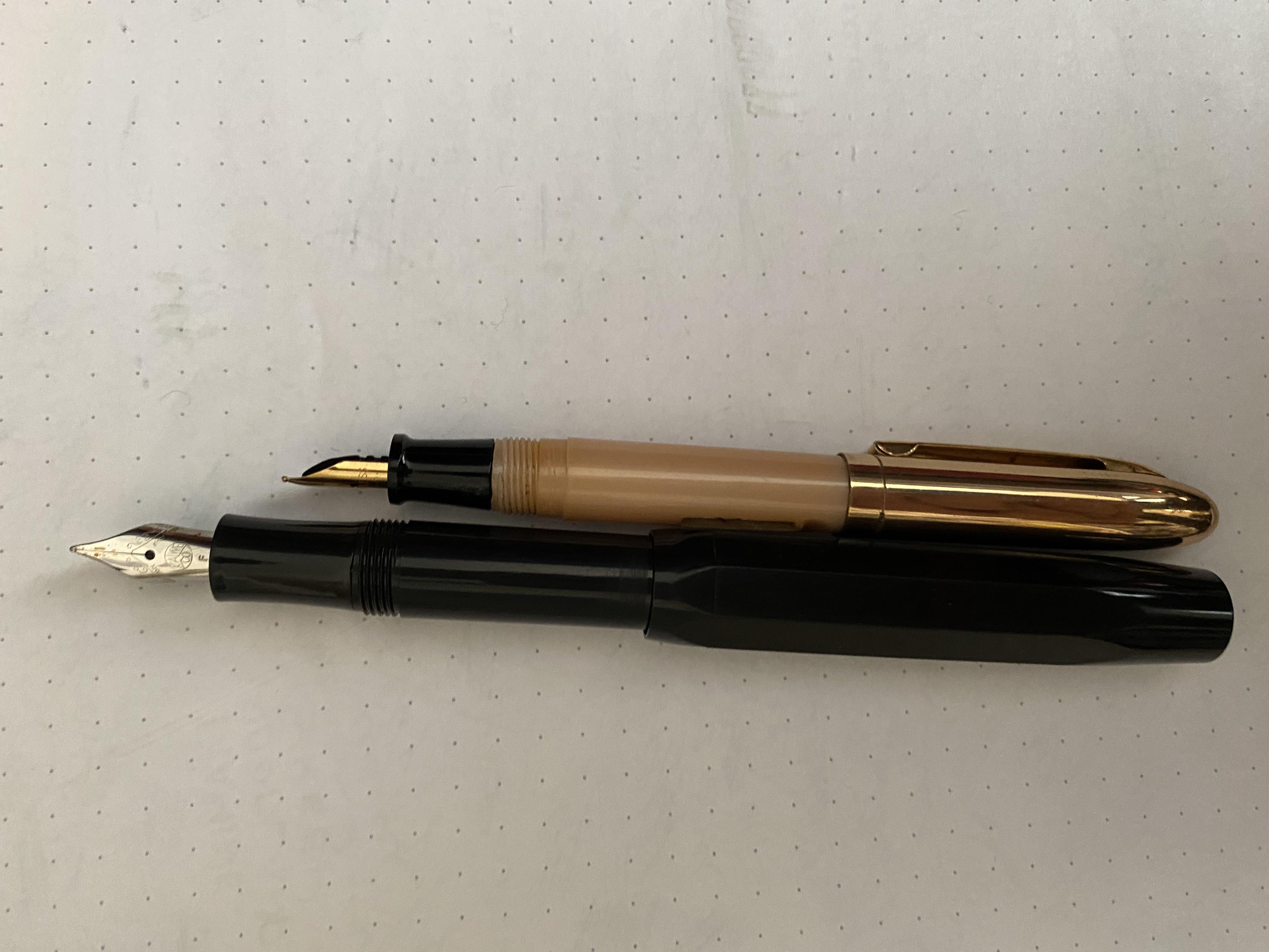 My smallest pen, the Wearever Baby’s Pen, compared to a posted Kaweco