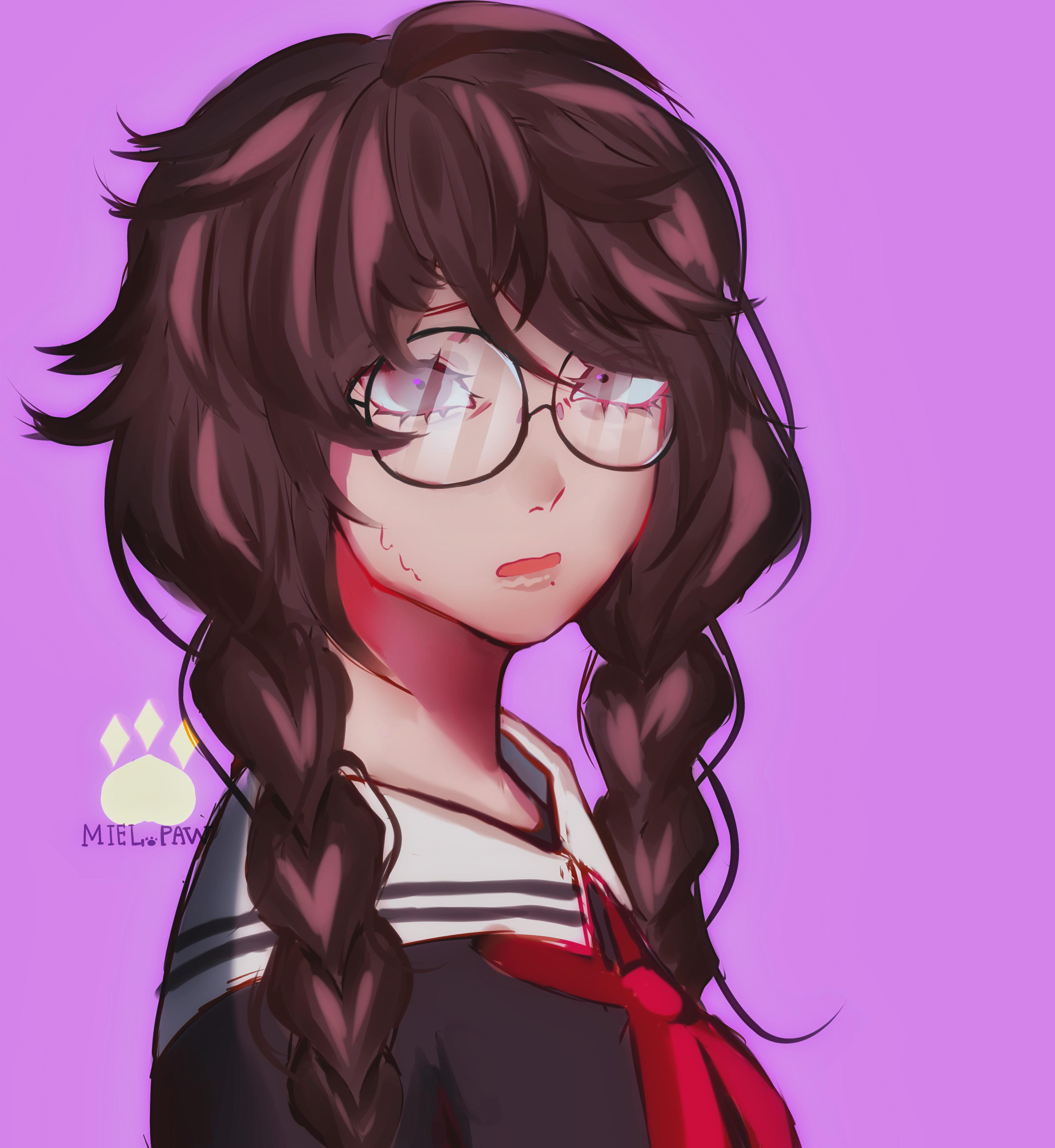 [fan art] it's toko fukawa's birthday! (u/Mielpaw) r/UltimateLiteraryGirl