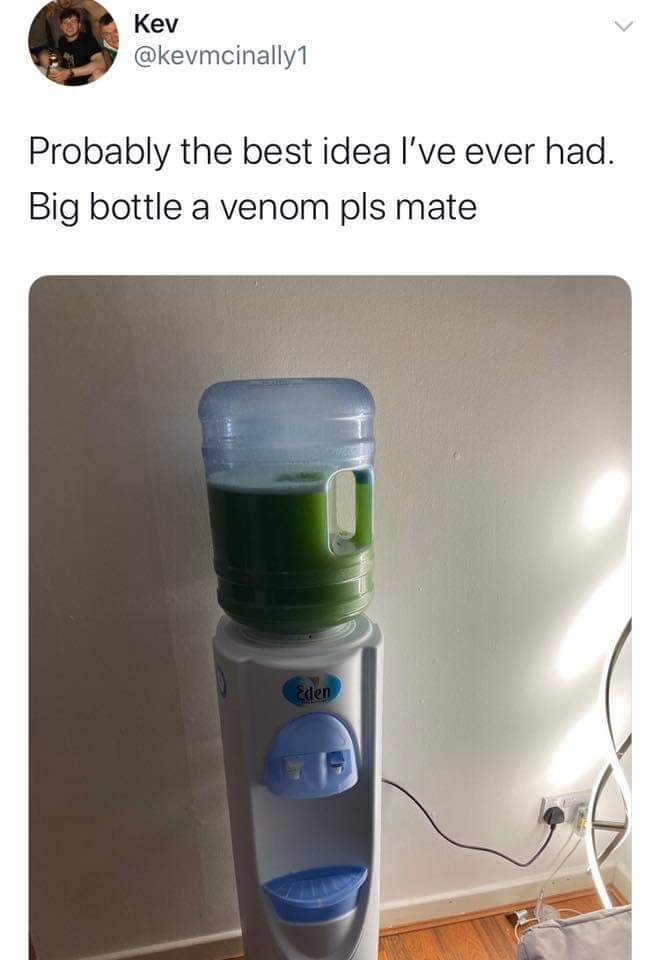 Venom dispenser ScottishPeopleTwitter