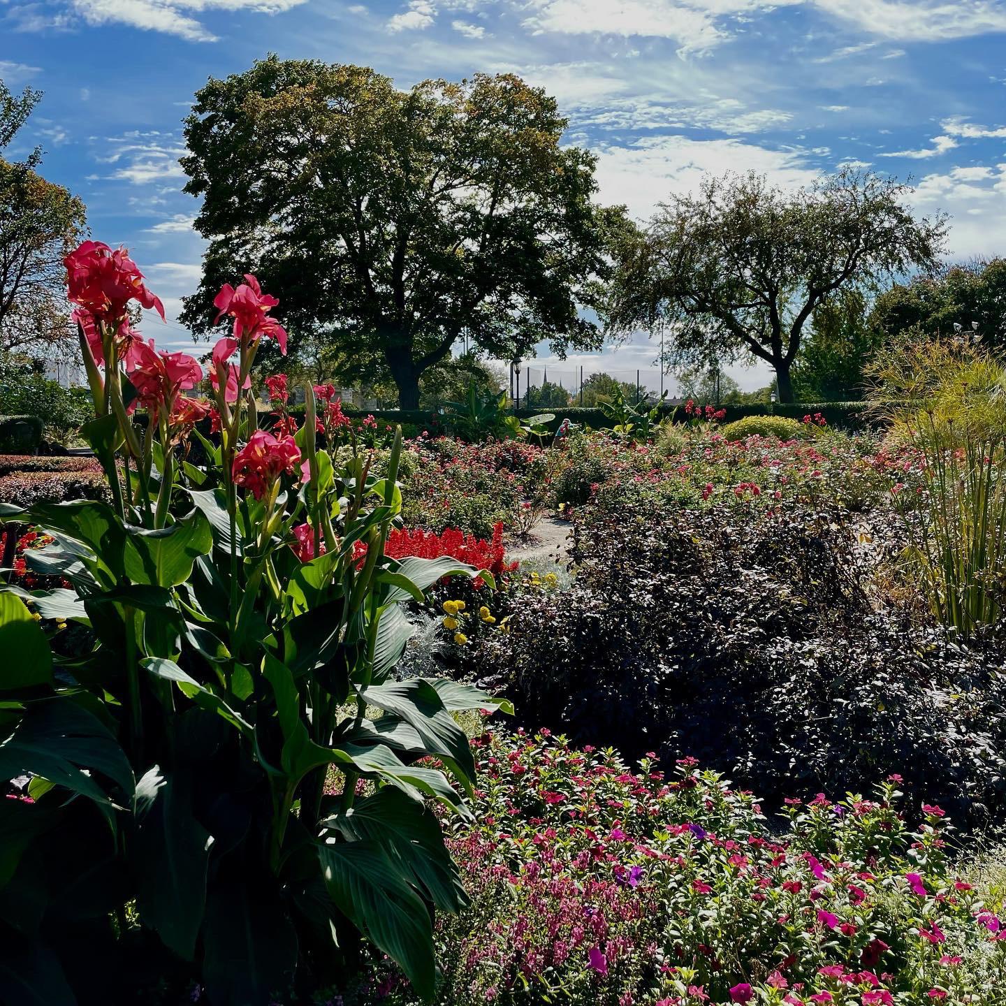 Formal garden in frame park r/Waukesha