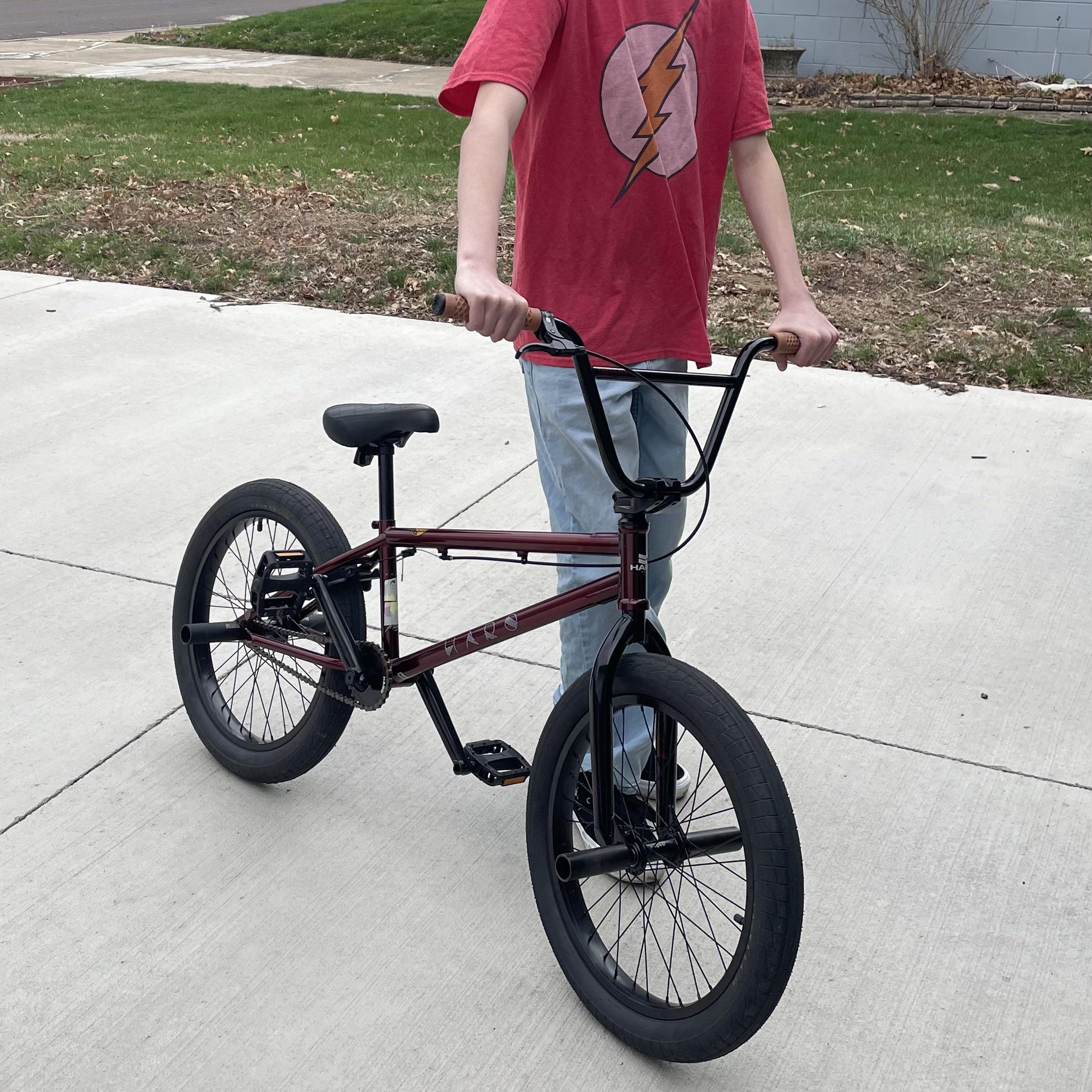 got my first proper bmx bike! haro midway cassette with 2 sets of