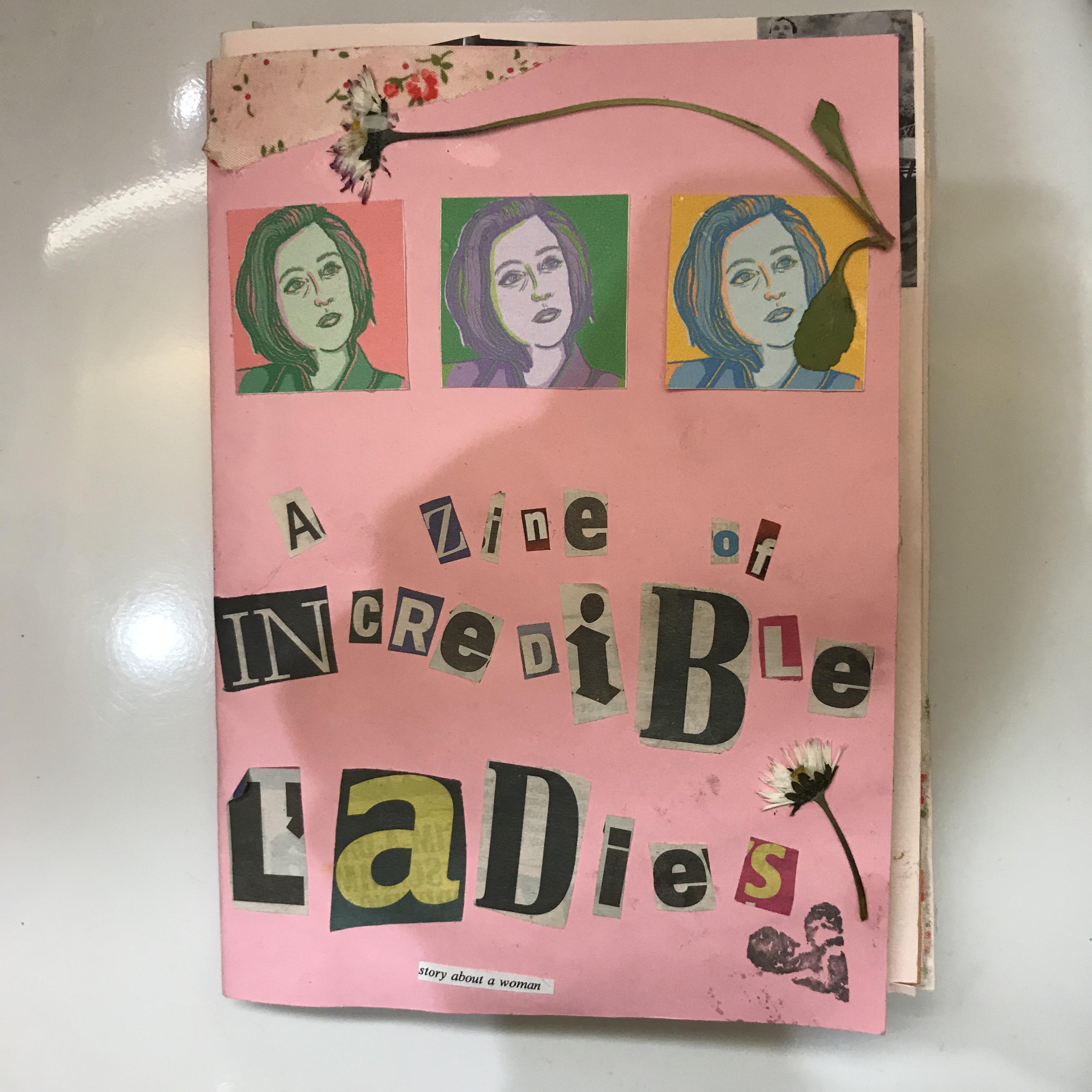 I love making zines. Here’s a feminist fanzine I’ve just finished